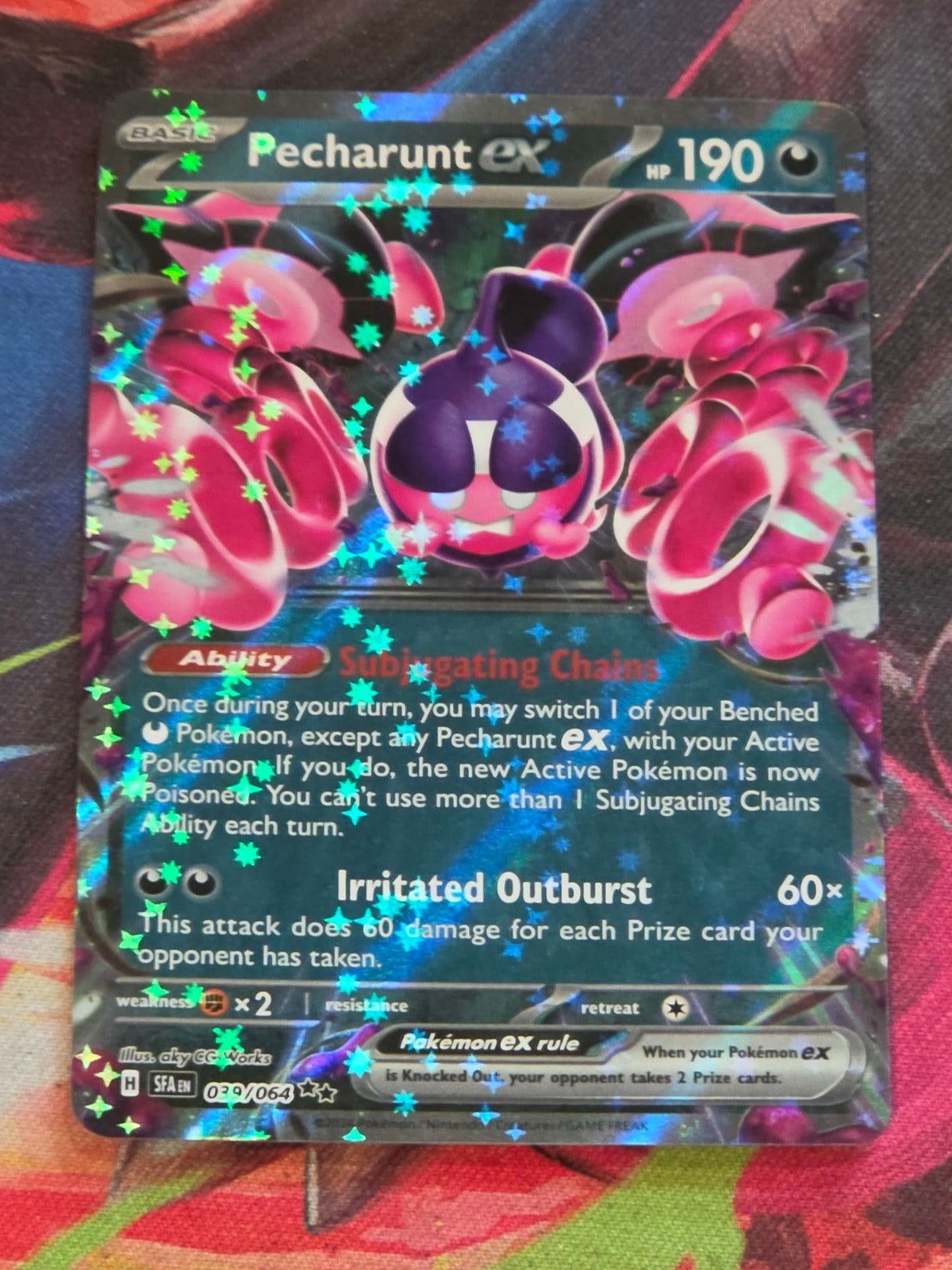 Pecharunt ex Double Rare SV: Shrouded Fable 039/064 NM Pokemon