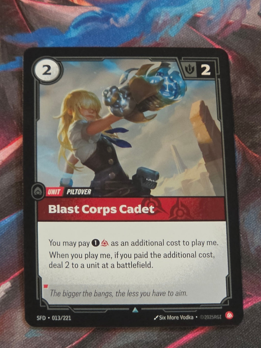 Blast Corps Cadet - 013/221 - Spiritforged - Uncommon - NM