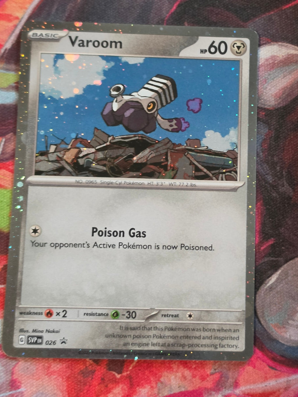 Varoom (Cosmos Holo) - 026 - SV: Scarlet & Violet Promo Cards - Promo - NM Pokemon
