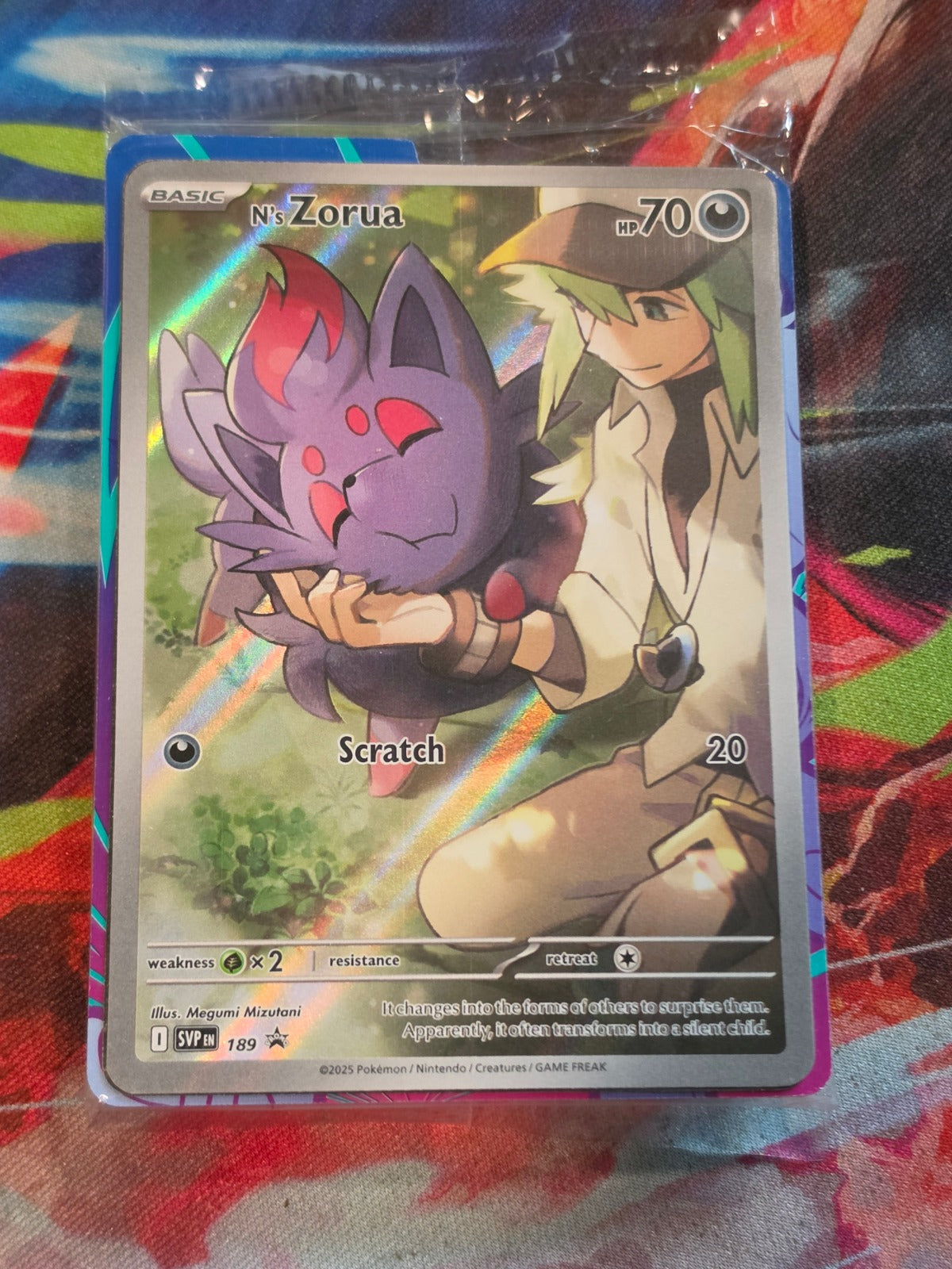 N's Zorua Promo SV: Scarlet & Violet Promo Cards 189 NM SEALED Pokemon