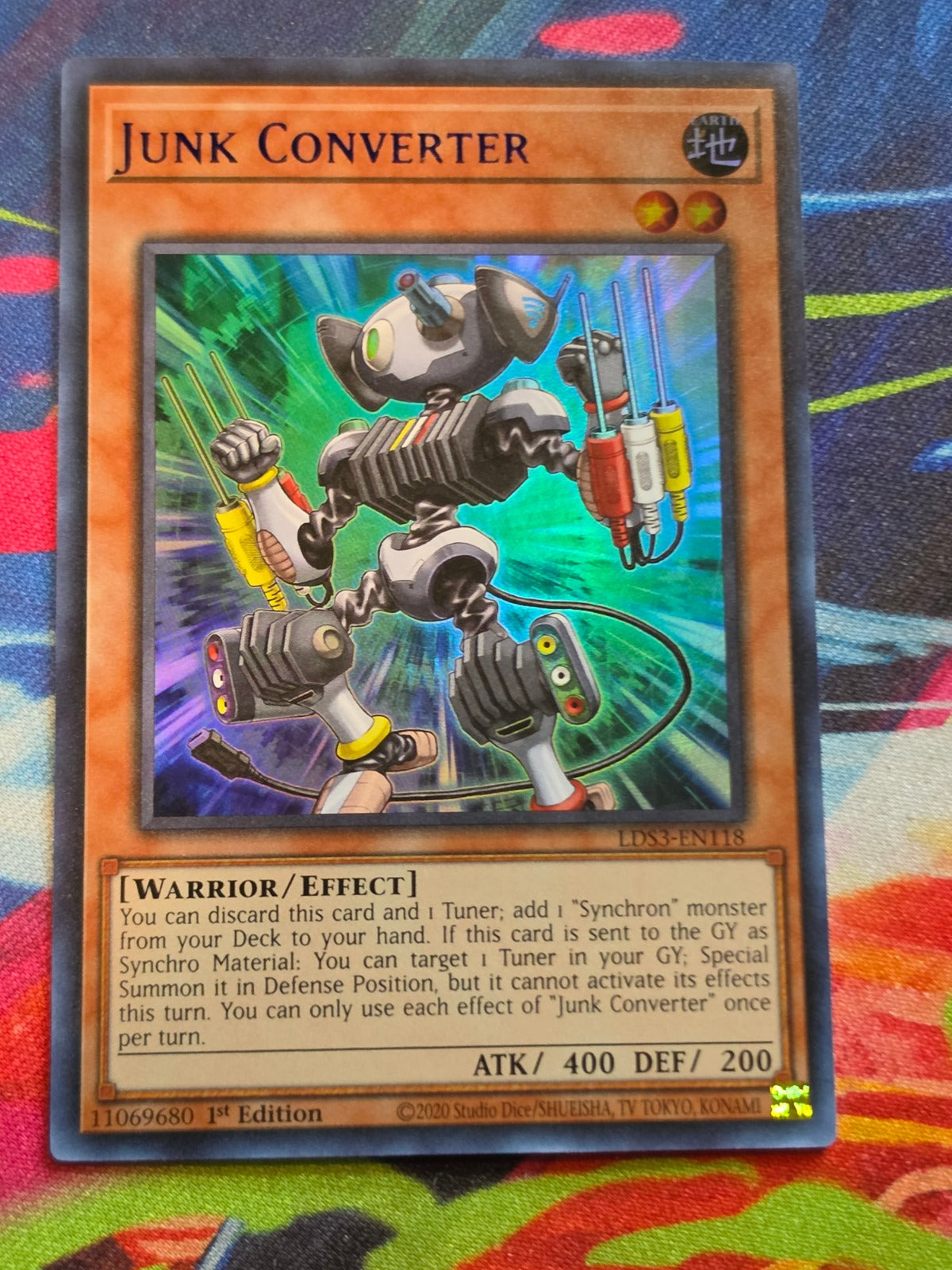 Junk Converter (Blue) Ultra Rare Legendary Duelists: Season 3 LDS3-EN118 LP