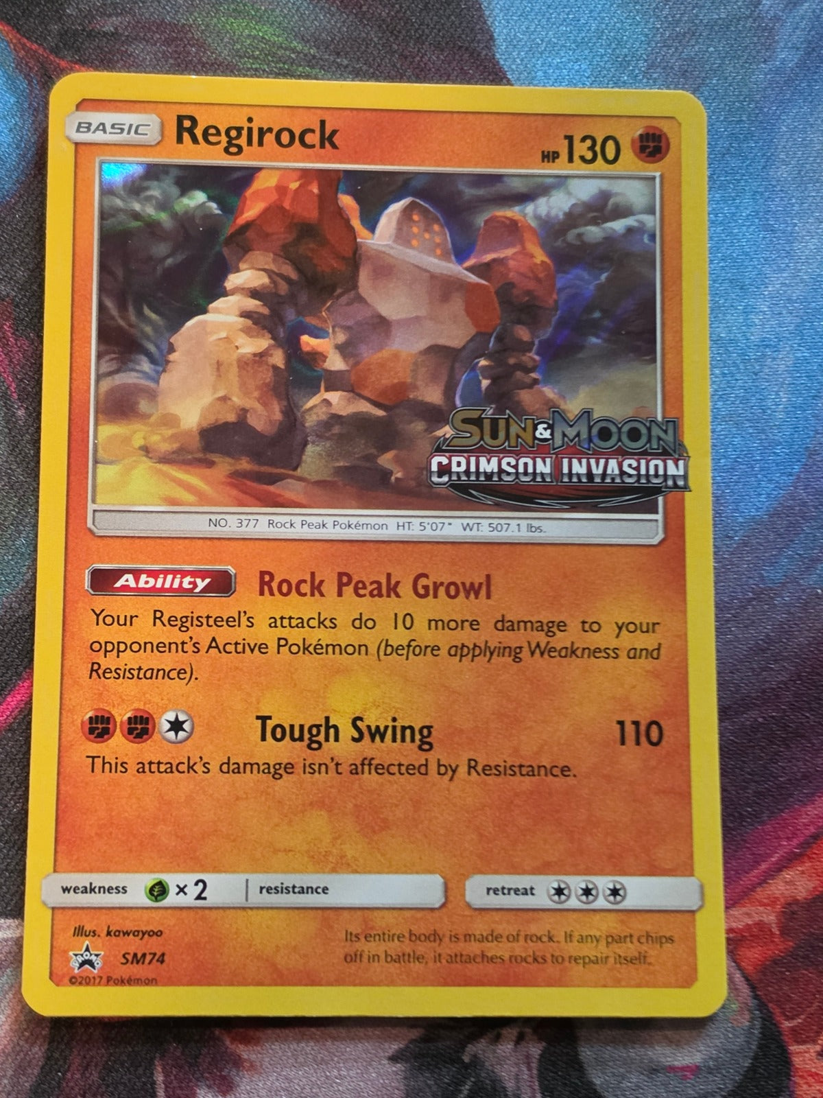 Regirock (Prerelease) Promo SM Promos SM74 LP Pokemon