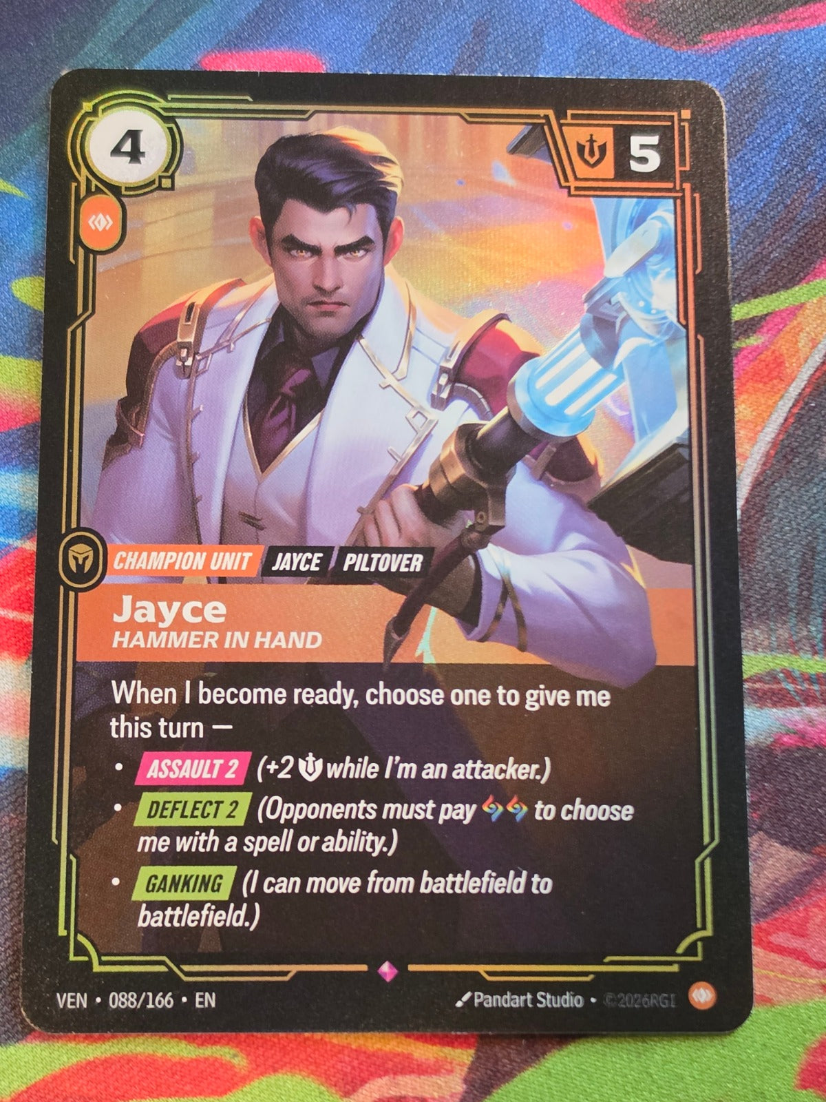 Jayce, Hammer in Hand - 088/166 - Vendetta - Rare - NM