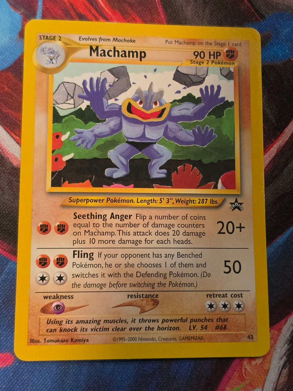 Machamp Promo WotC Promo 43/53 HP Pokemon