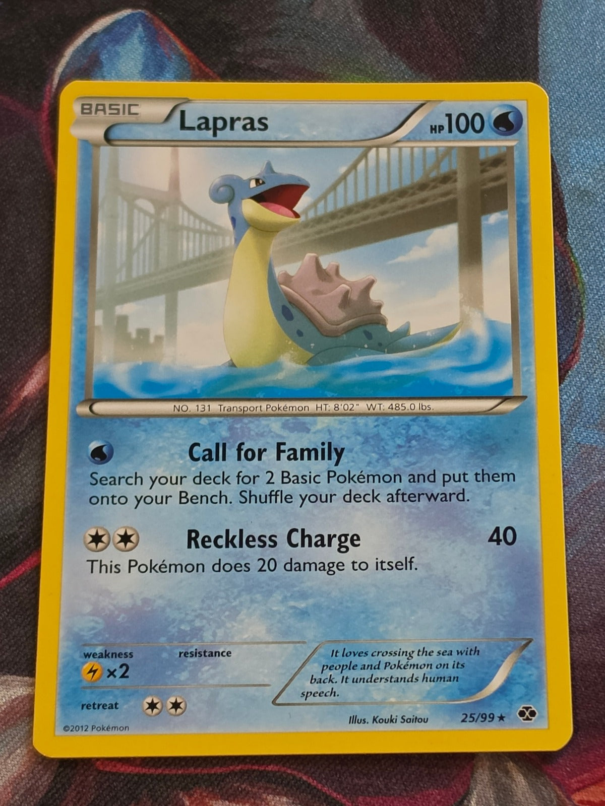 Lapras (25) - 25/99 - Next Destinies - Rare - NM - Pokemon