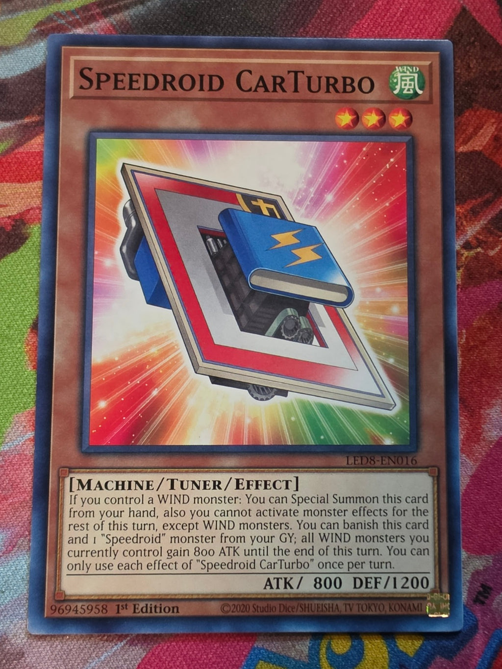Speedroid CarTurbo Common Legendary Duelists: Synchro Storm LED8-EN016 LP