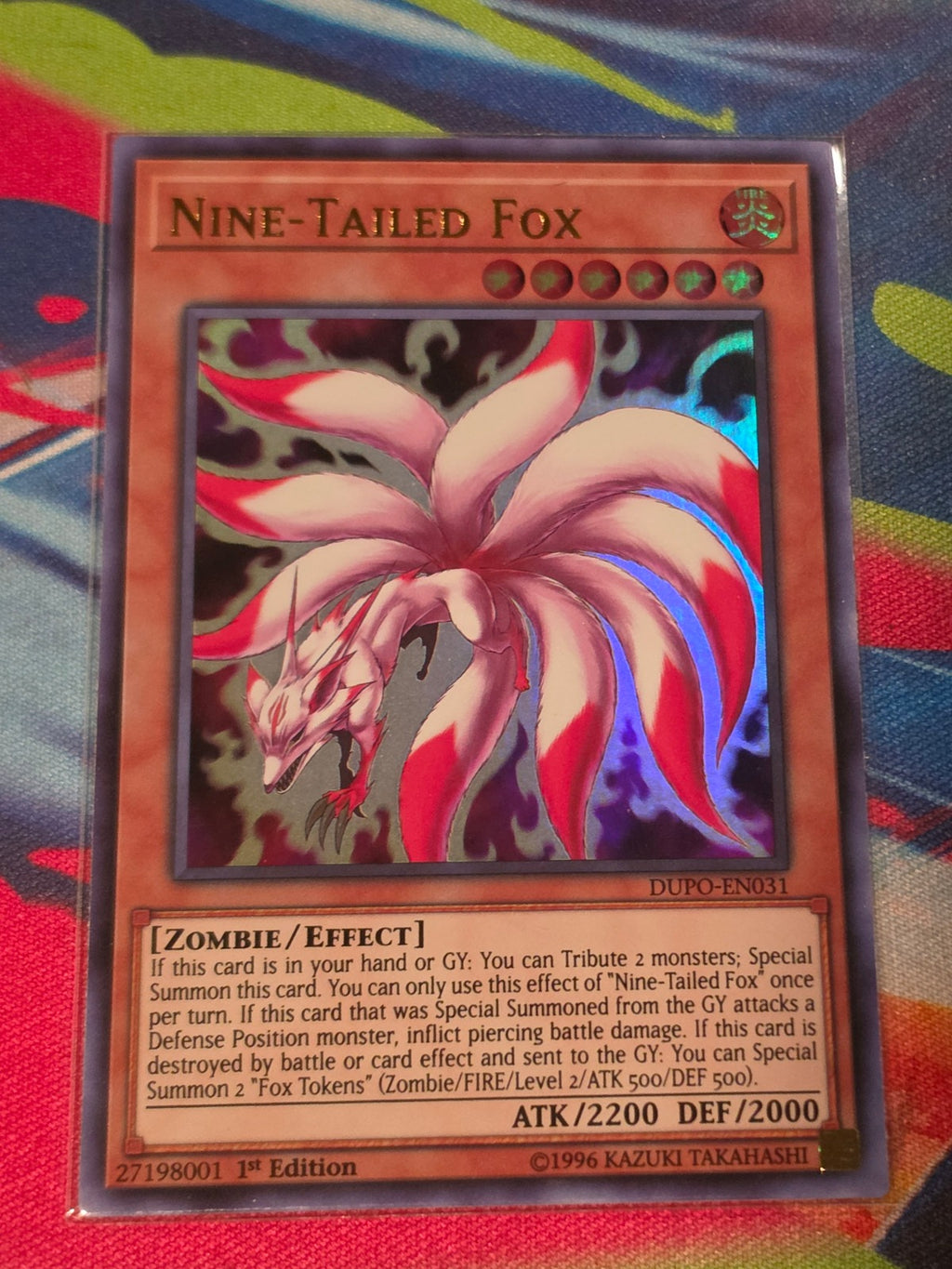 Nine-Tailed Fox Ultra Rare Duel Power DUPO-EN031 NM
