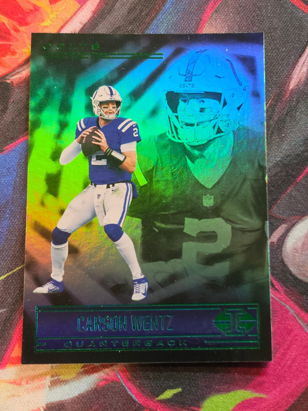 Carson Wentz 2021 Panini Illusions - Retail 8 NM Football