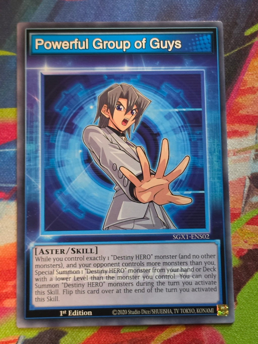 Powerful Group of Guys Common Speed Duel GX: Duel Academy Box SGX1-ENS02 1st Edition LP Yu-Gi-Oh!