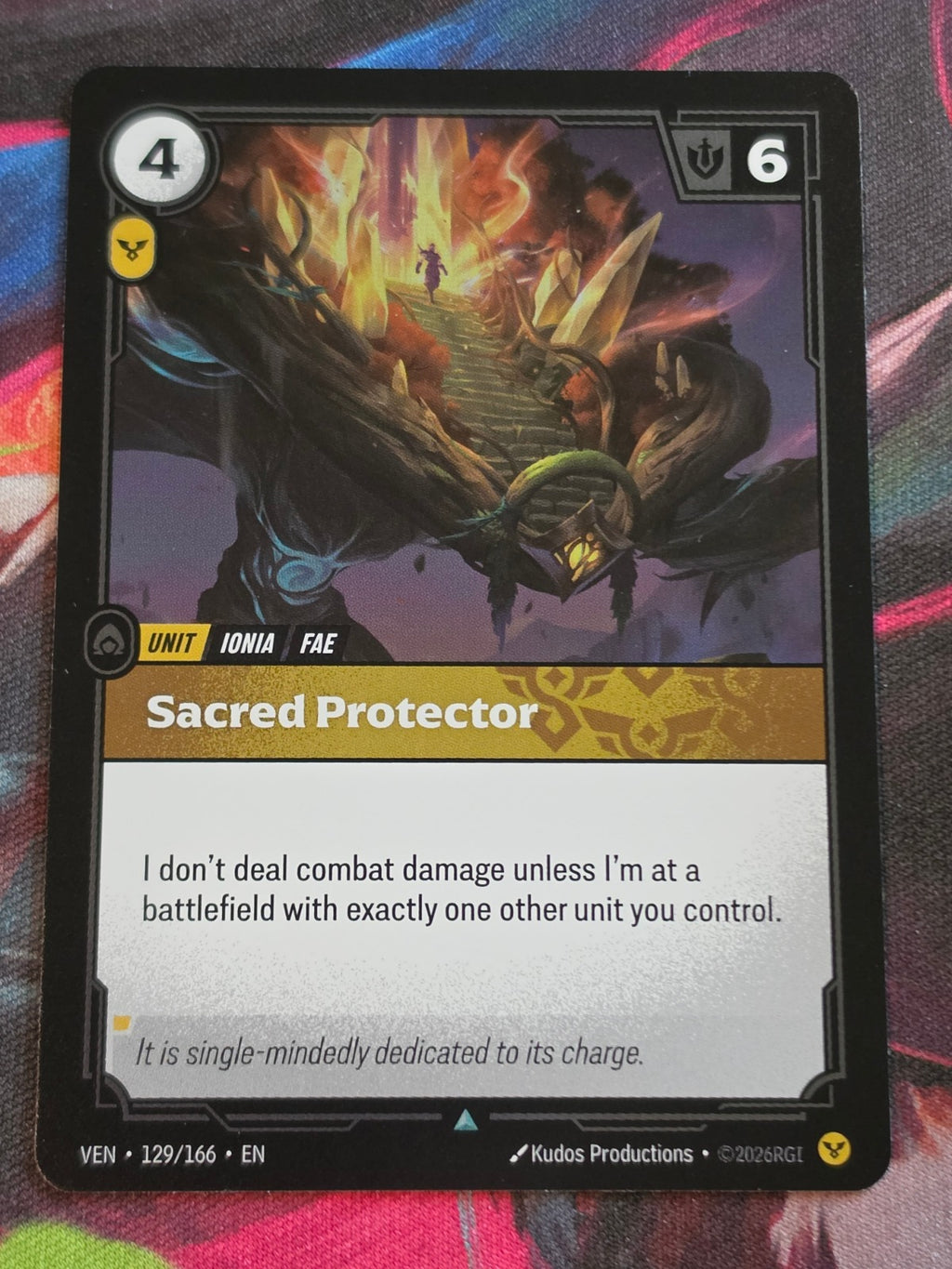 Sacred Protector - 129/166 - Vendetta - Uncommon - NM