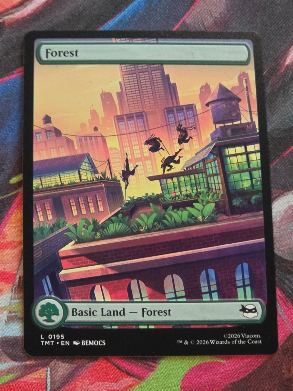Forest - 195 - Teenage Mutant Ninja Turtles - L - NM MTG