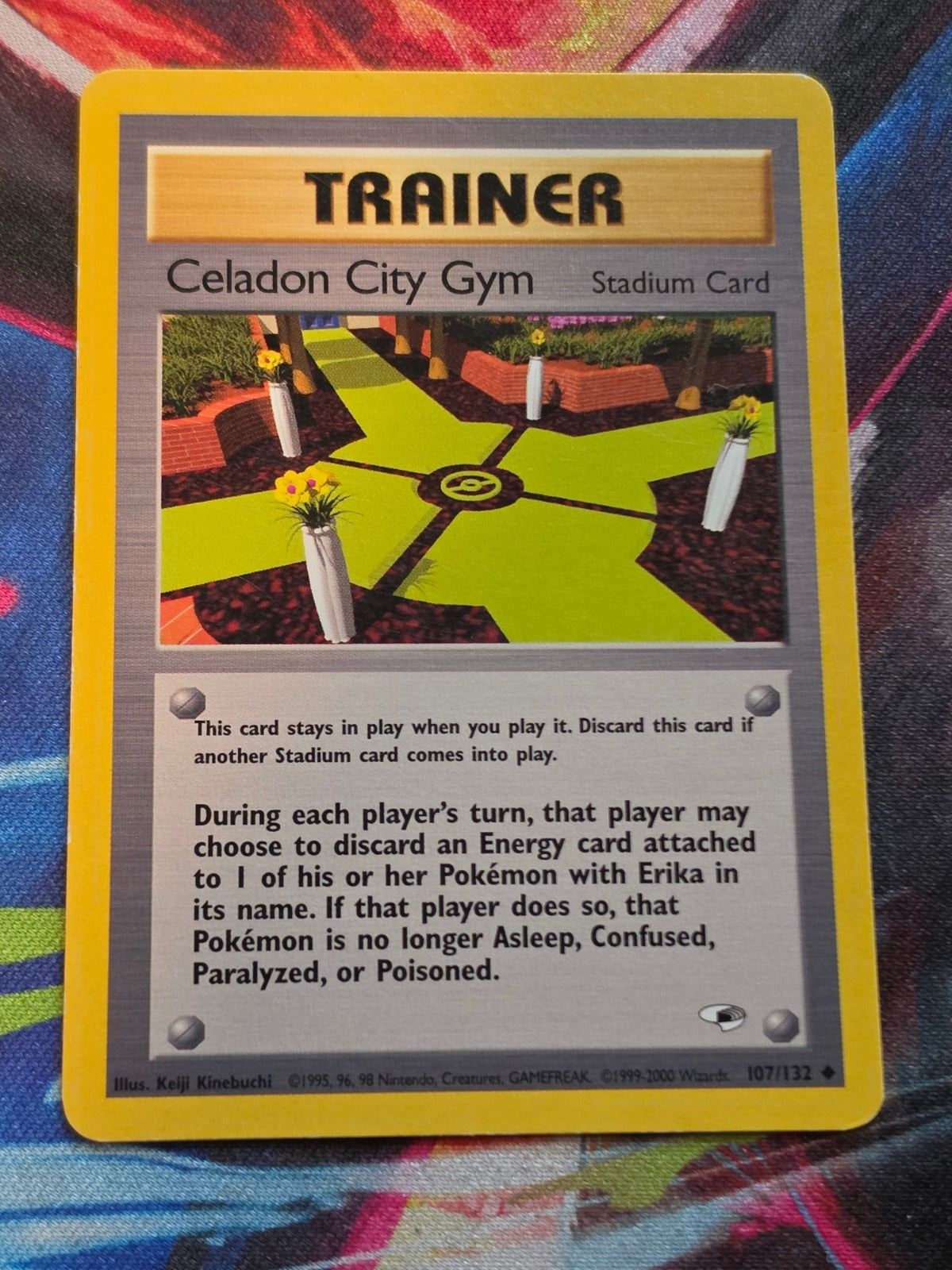 Celadon City Gym - 107/132 - Gym Heroes - Uncommon - Unlimited - LP Pokemon