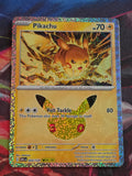 Pikachu - 024/128 - ME: 30th Celebration - Pikachu Rare - NM - Pokemon