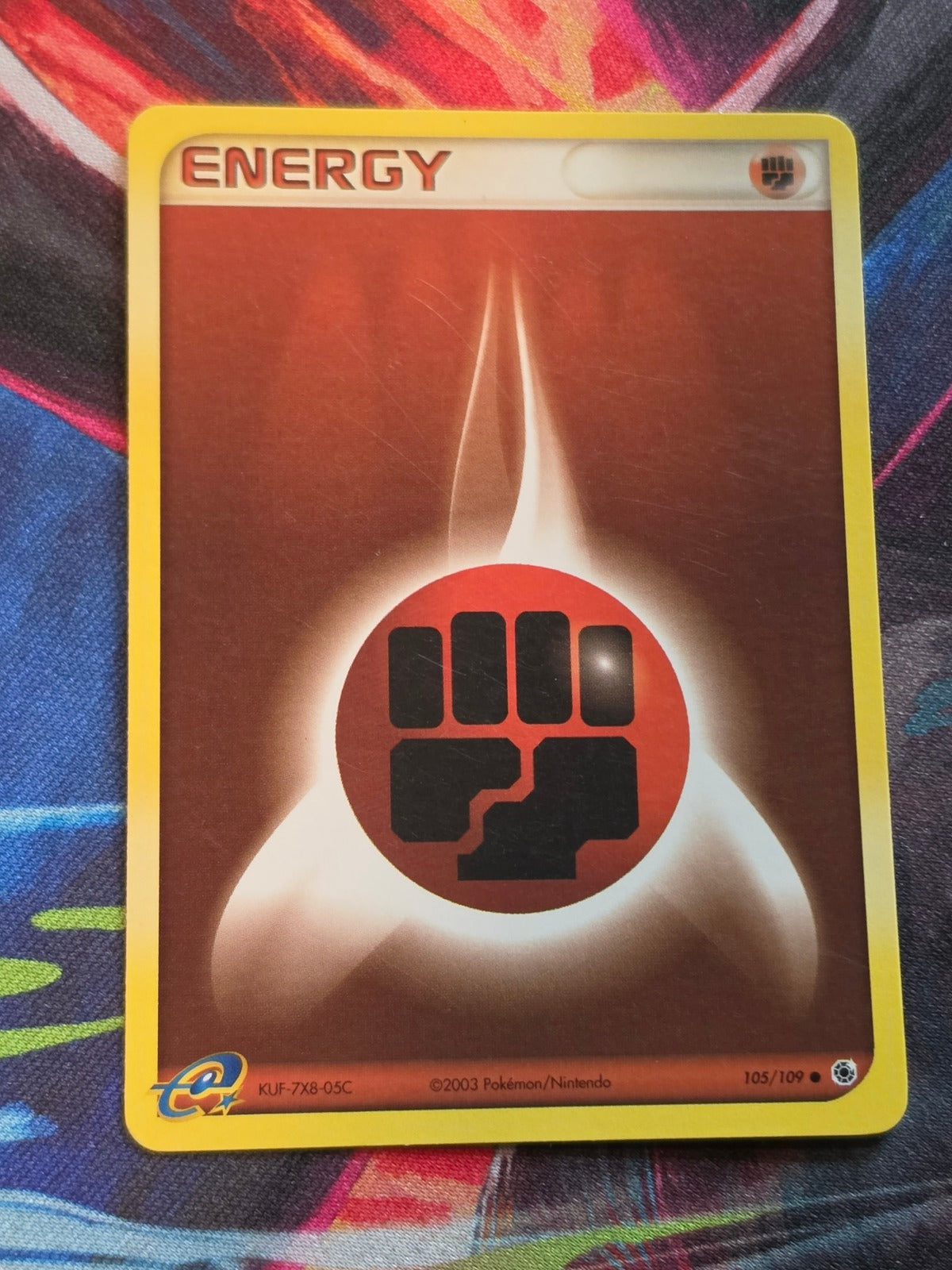 Fighting Energy - 105/109 - EX Ruby and Sapphire - Common - NM - Pokemon