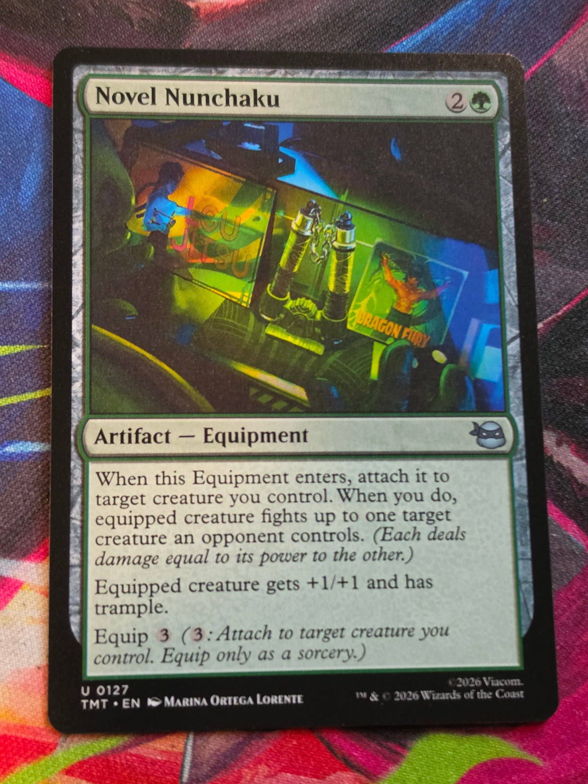 Novel Nunchaku - 127 - Teenage Mutant Ninja Turtles - U - NM MTG
