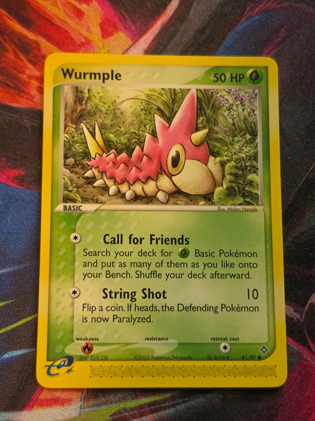 Wurmple - 81/97 - EX Dragon - Common - NM - Pokemon