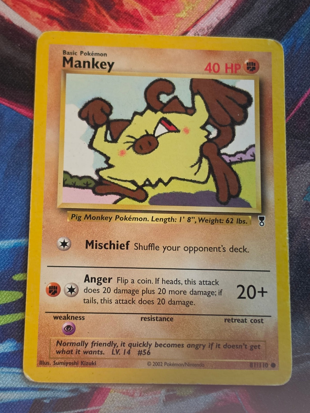 Mankey Common Legendary Collection 081/110 MP Pokemon