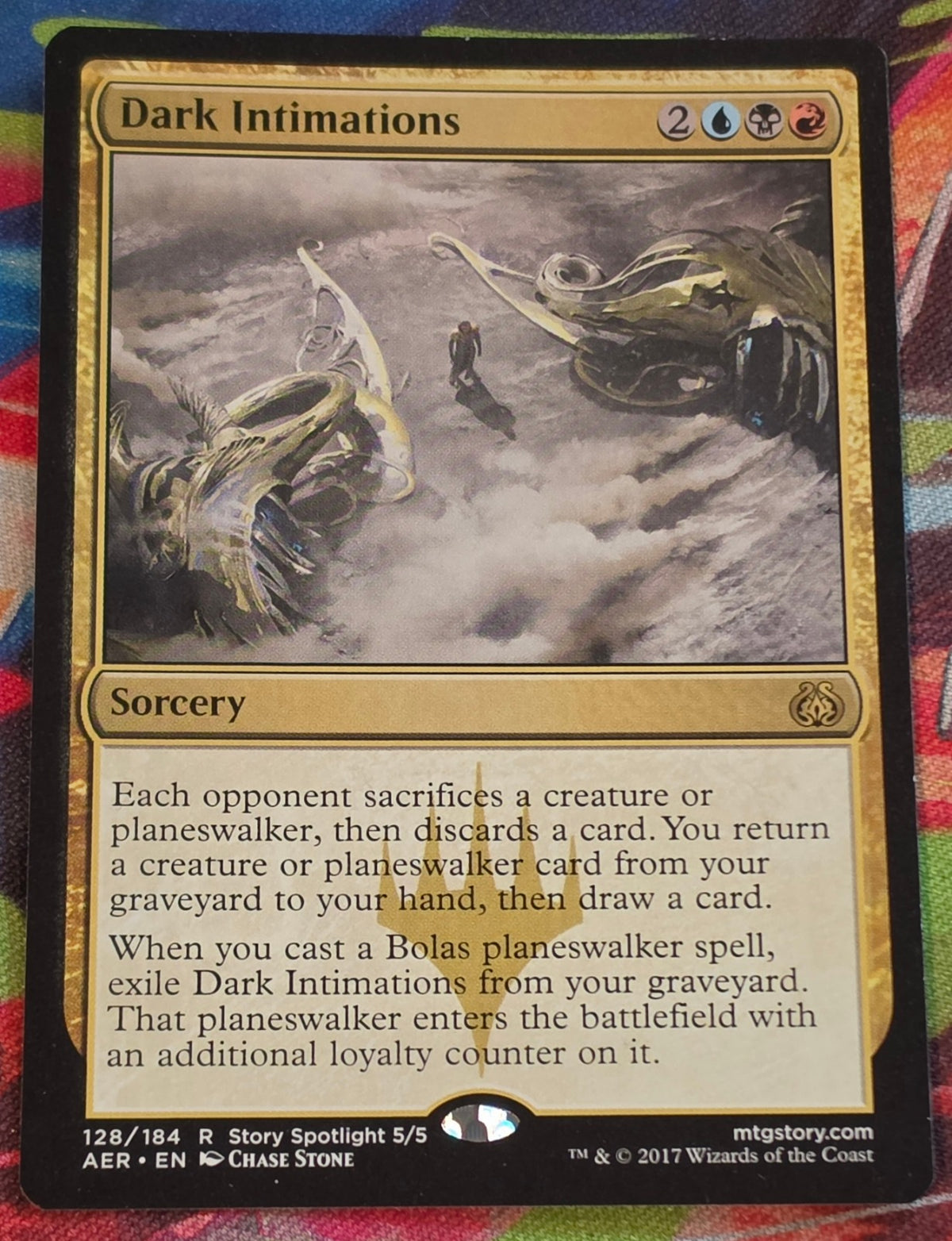 Dark Intimations - 128 - Aether Revolt - Rare - LP - MTG