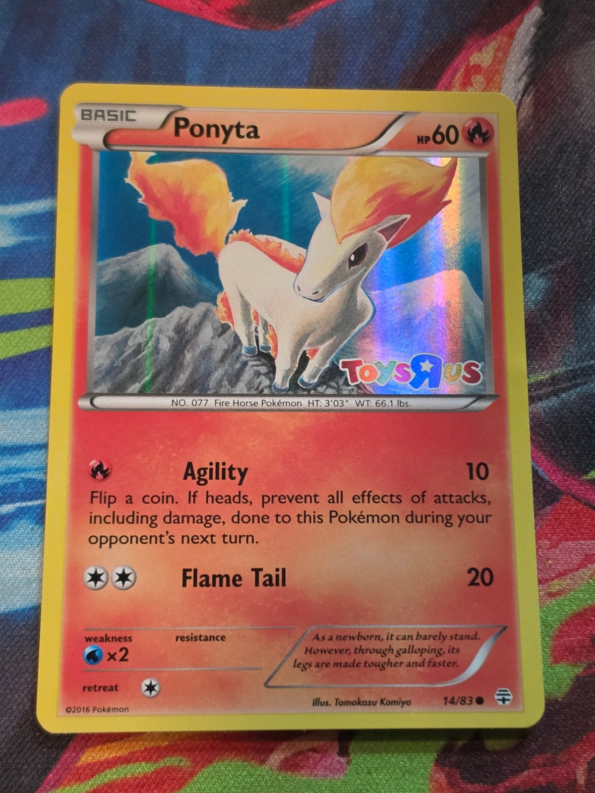 Ponyta (Toys R Us Promo) Promo Miscellaneous Cards & Products 014/083 LP Pokemon