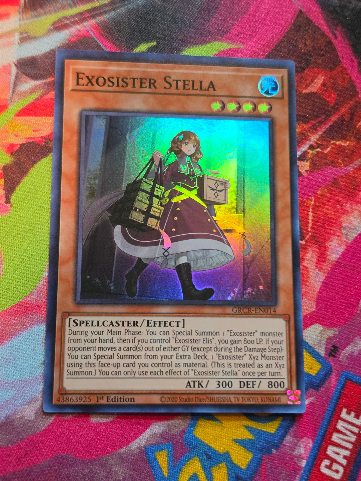Exosister Stella Super Rare The Grand Creators GRCR-EN014 1st Edition NM Yu-Gi-Oh!
