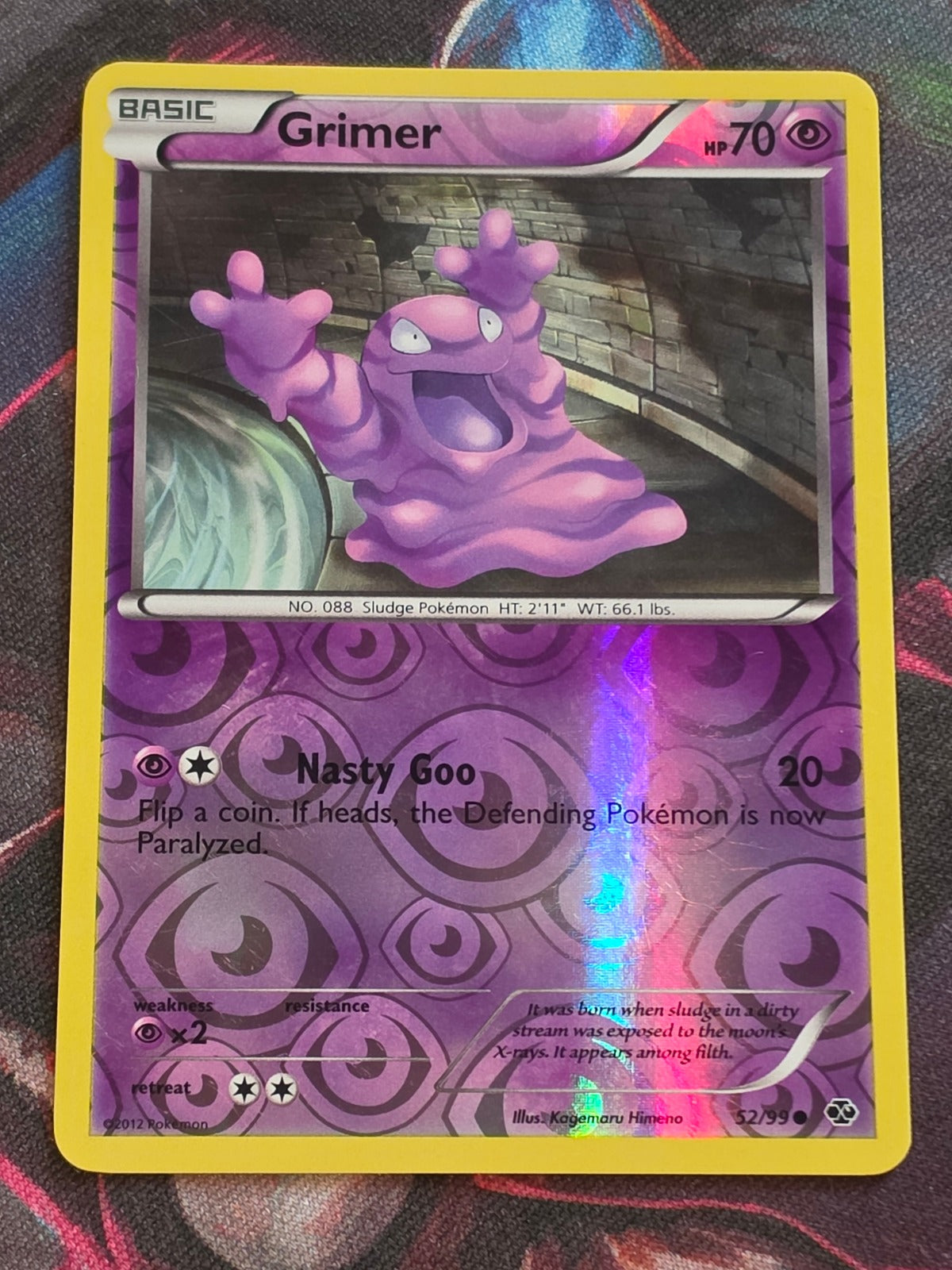 Grimer - 52/99 - Next Destinies - Common - Reverse Holo - LP - Pokemon