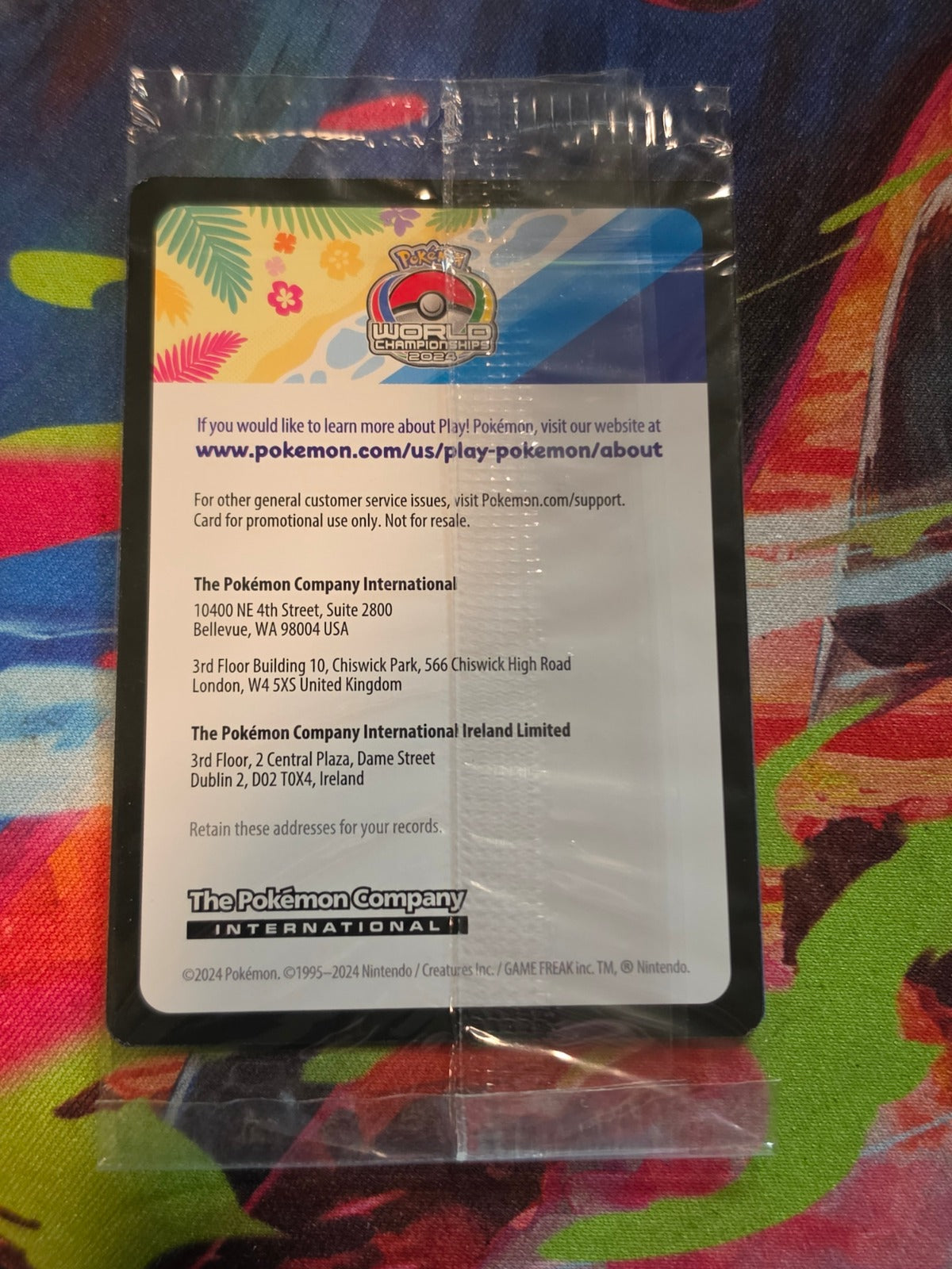 Pikachu Promo SV: Scarlet & Violet Promo Cards 190 NM SEALED Pokemon (Back)
