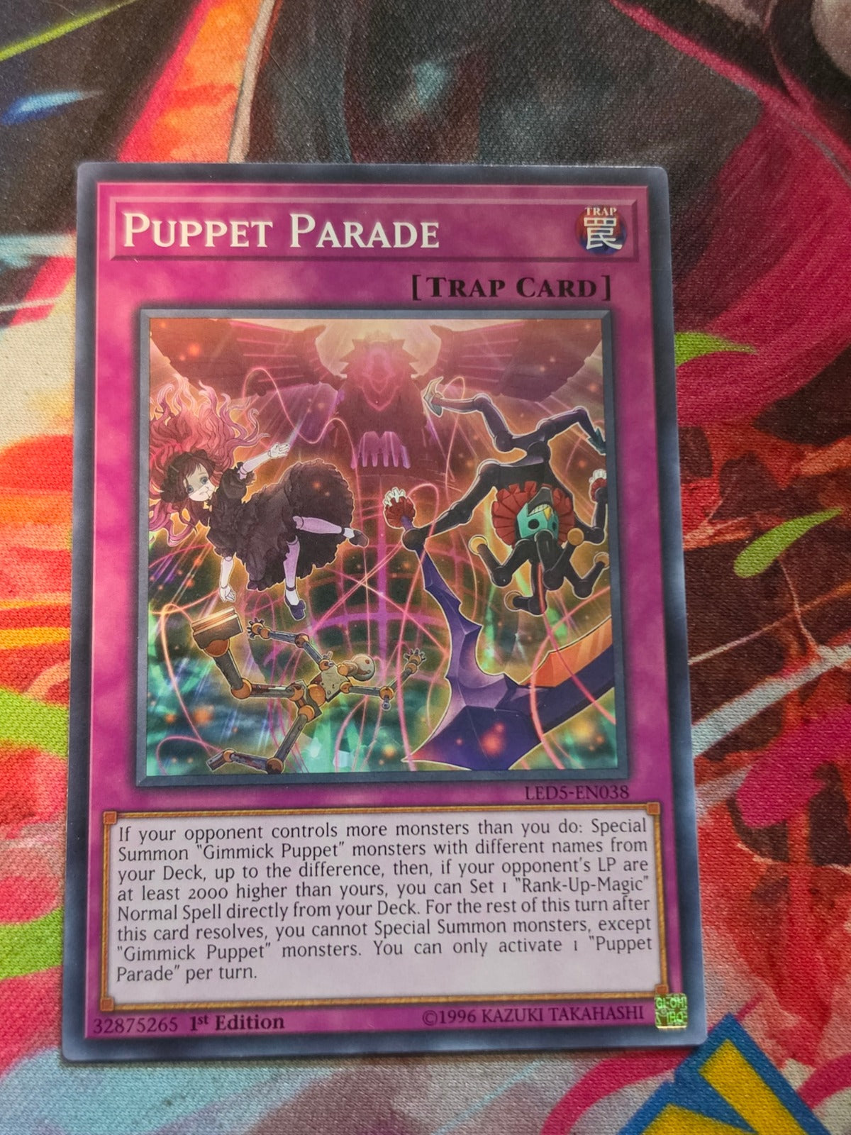 Puppet Parade Common Legendary Duelists: Immortal Destiny LED5-EN038 LP