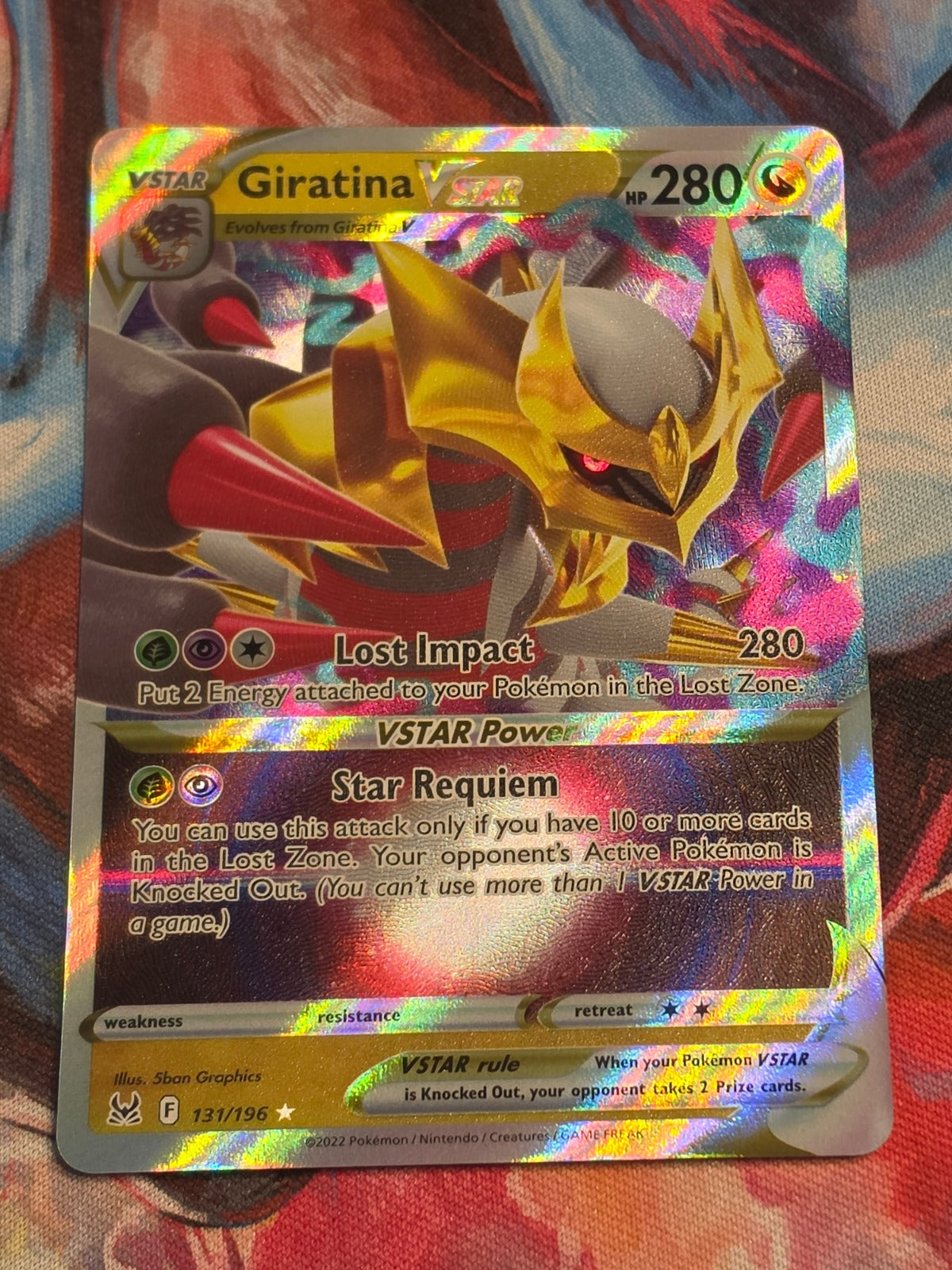 Giratina VSTAR Ultra Rare SWSH11: Lost Origin 131/196 NM Pokemon