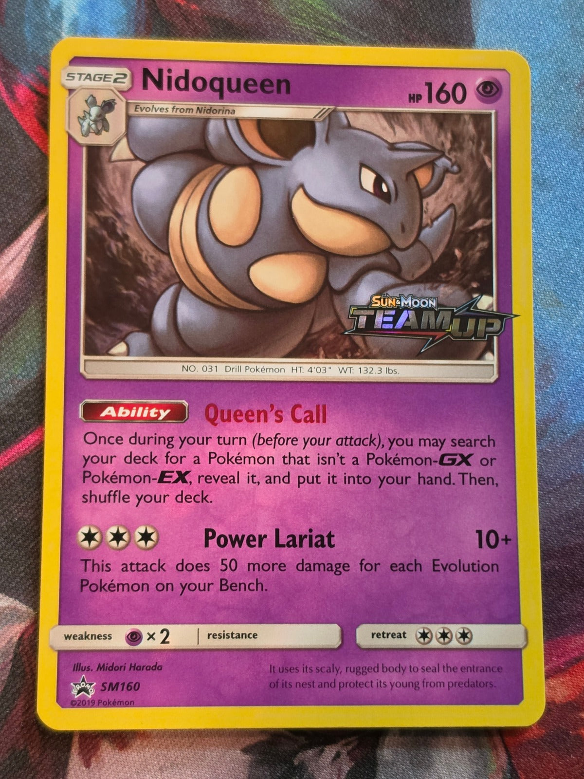 Nidoqueen (Prerelease) Promo SM Promos SM160 NM Pokemon
