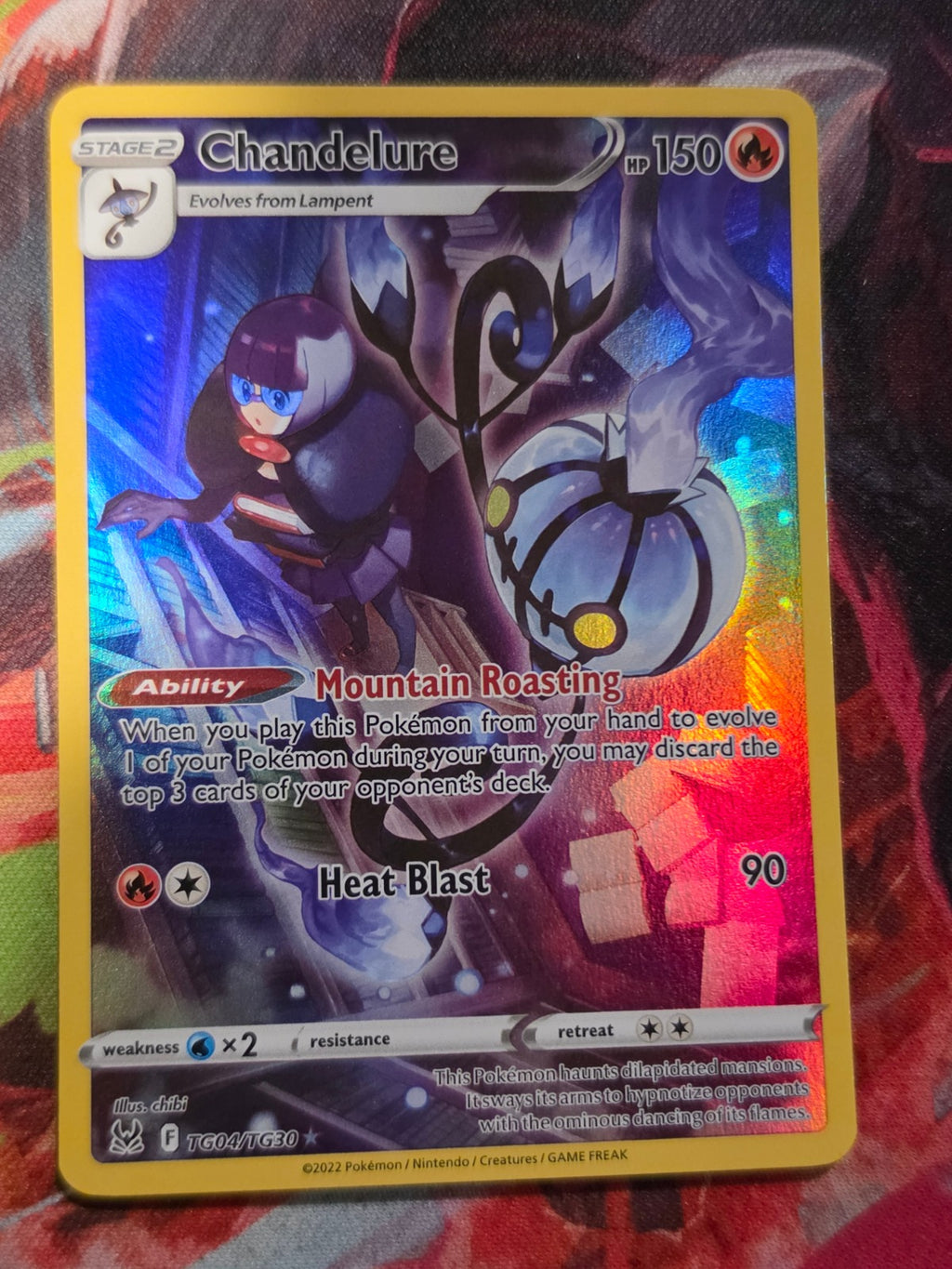 Chandelure Ultra Rare Lost Origin Trainer Gallery TG04/TG30 NM Pokemon