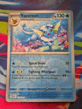 Vaporeon Reverse Holo Rare SV: Scarlet & Violet 151 134/165 NM