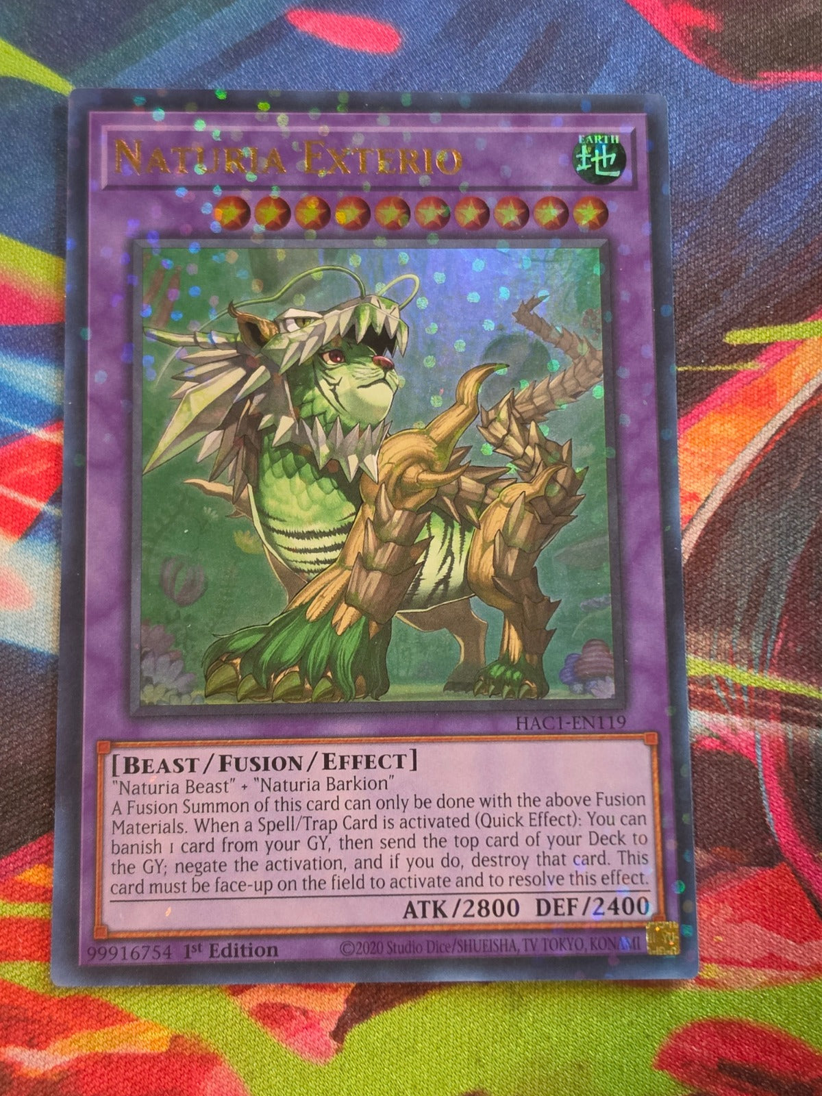 Naturia Exterio (Duel Terminal) Duel Terminal Technology Ultra Rare Hidden Arsenal: Chapter 1 HAC1-EN119 LP