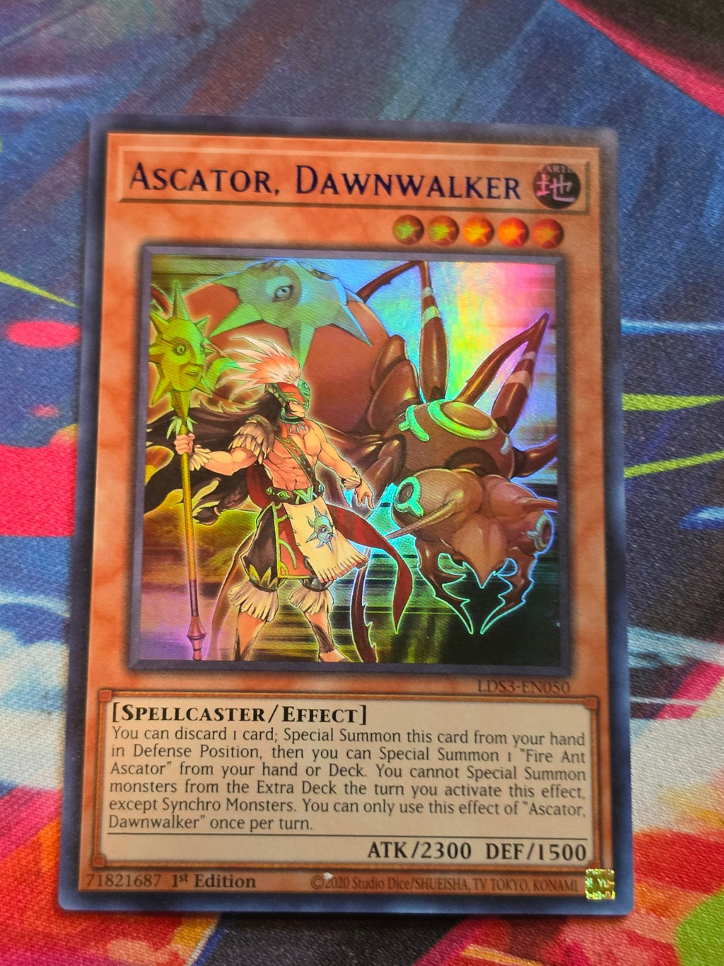 Ascator, Dawnwalker (Blue) Ultra Rare Legendary Duelists: Season 3 LDS3-EN050 LP
