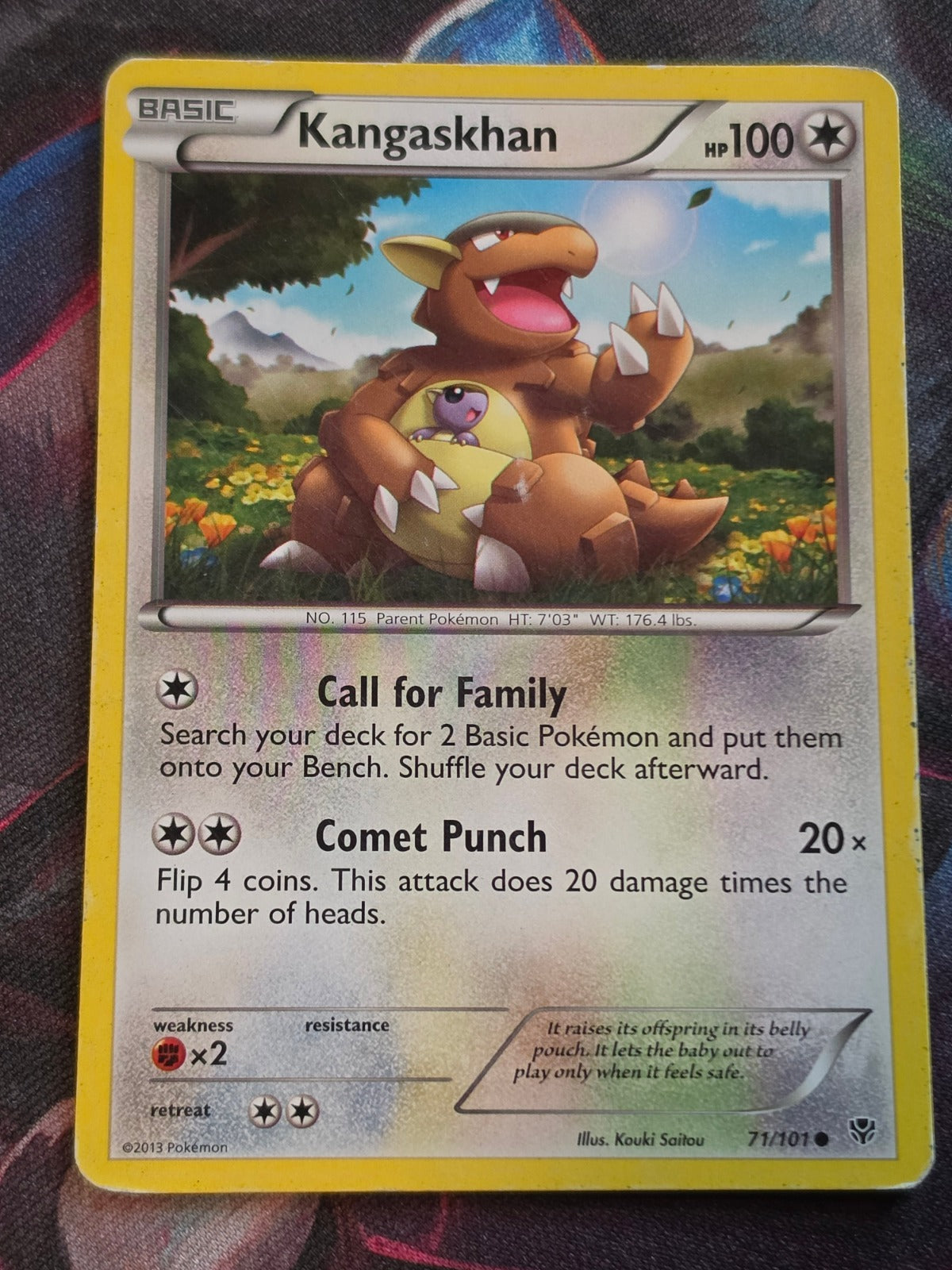 Kangaskhan - 71/101 - Plasma Blast - Common - MP - Pokemon