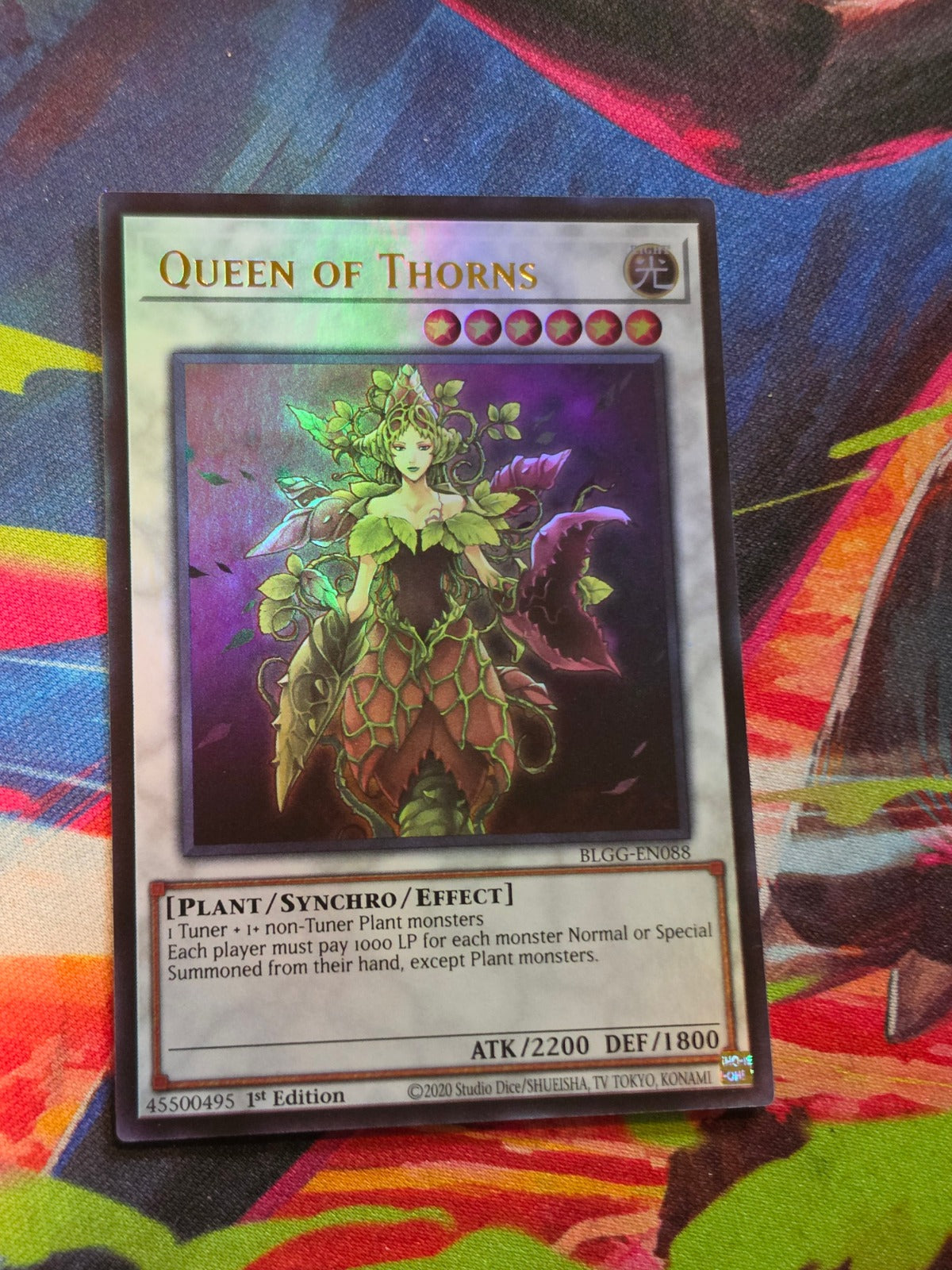 Queen of Thorns Ultra Rare Battles of Legend: Glorious Gallery BLGG-EN088 LP