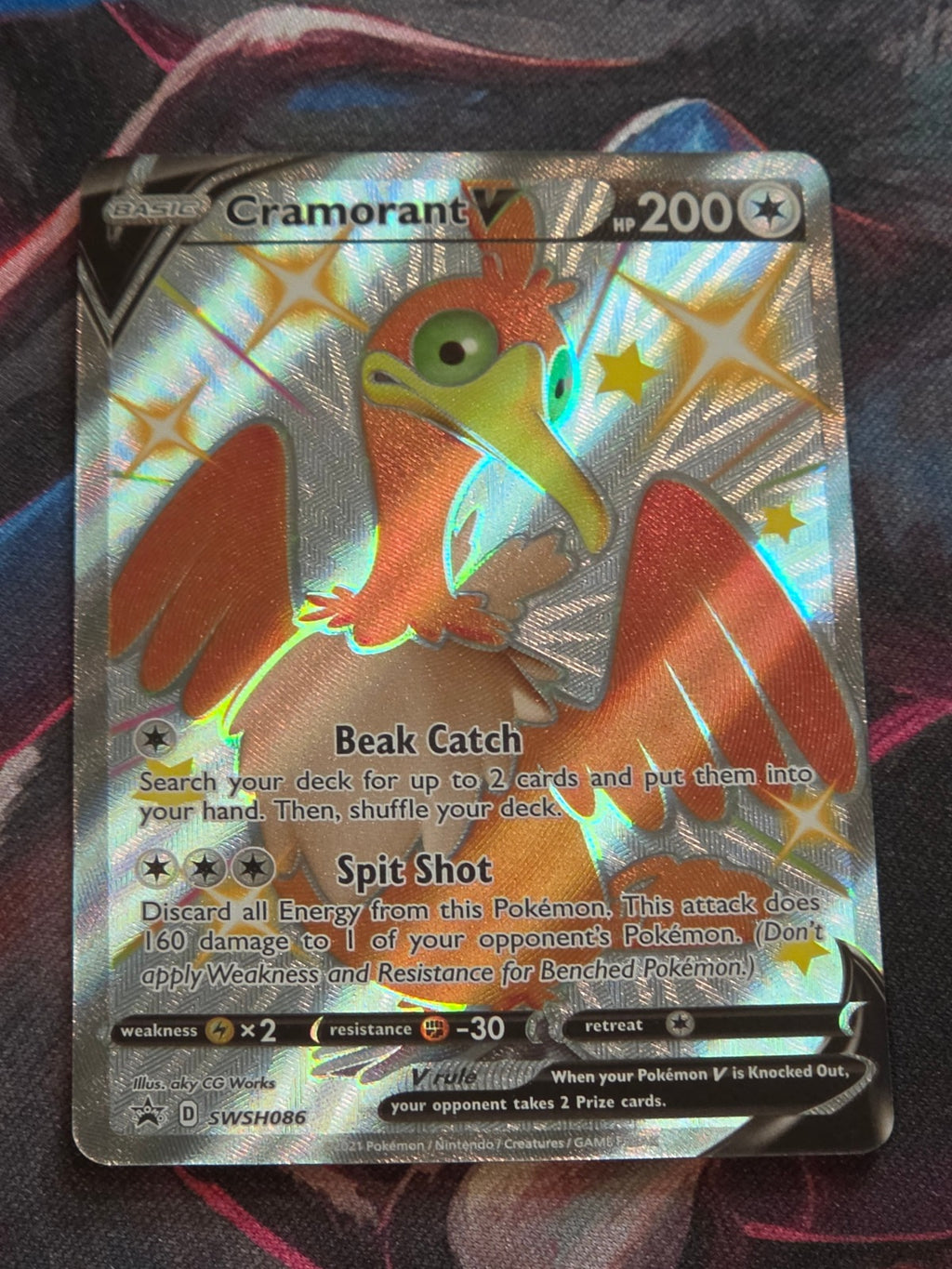 Cramorant V - SWSH086 - SWSH: Sword & Shield Promo Cards - Promo - NM Pokemon