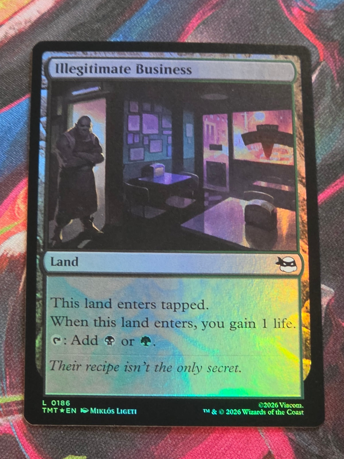 Illegitimate Business - 186 - Teenage Mutant Ninja Turtles - L - Foil - NM MTG