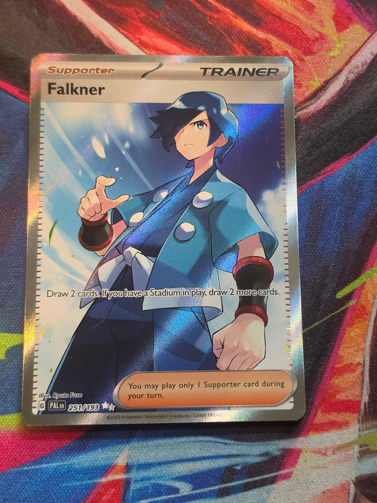 Falkner Ultra Rare SV02: Paldea Evolved 251/193 NM Pokemon