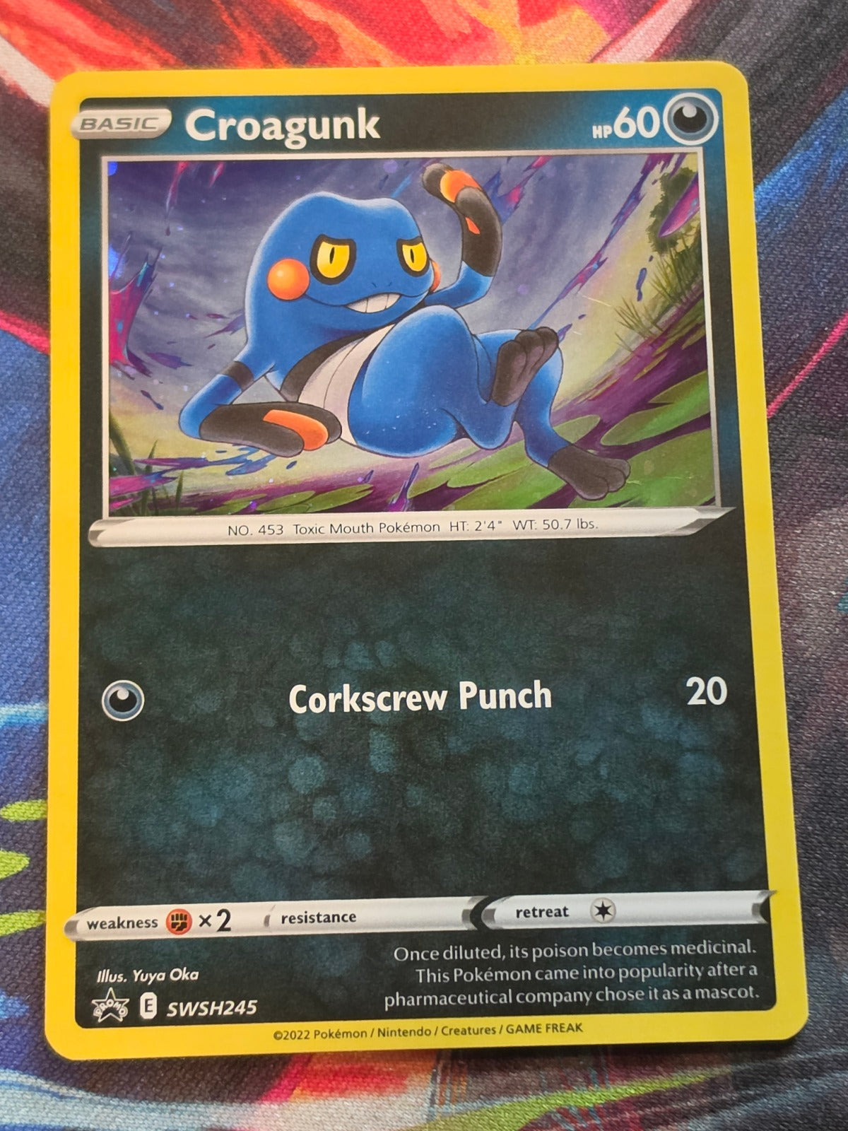 Croagunk (Cosmos Holo) - SWSH245 - SWSH: Sword & Shield Promo Cards - Promo - LP Pokemon