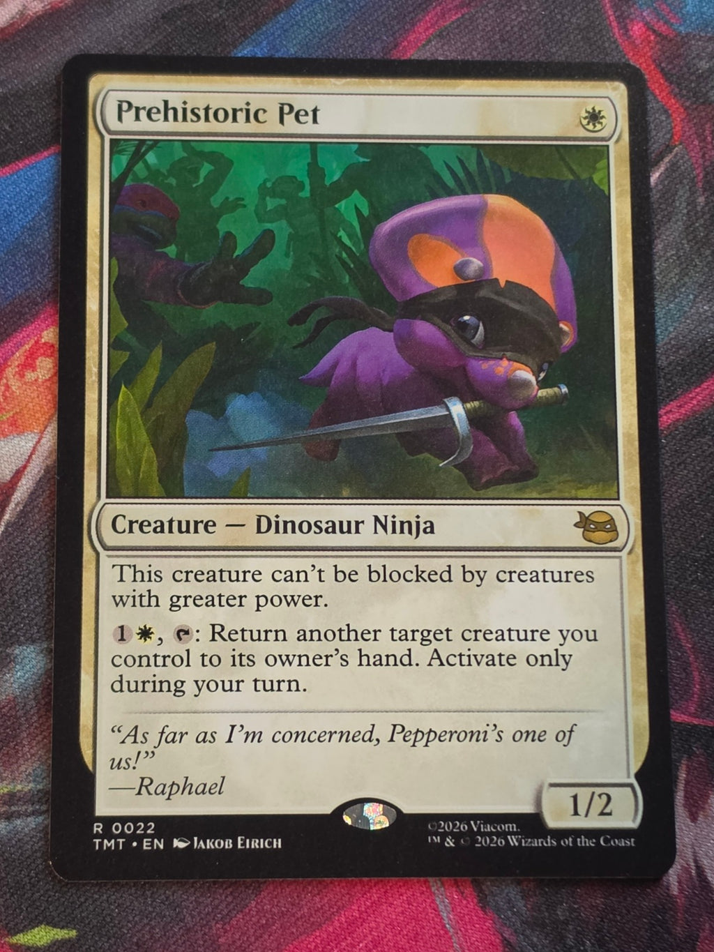 Prehistoric Pet - 22 - Teenage Mutant Ninja Turtles - R - NM MTG