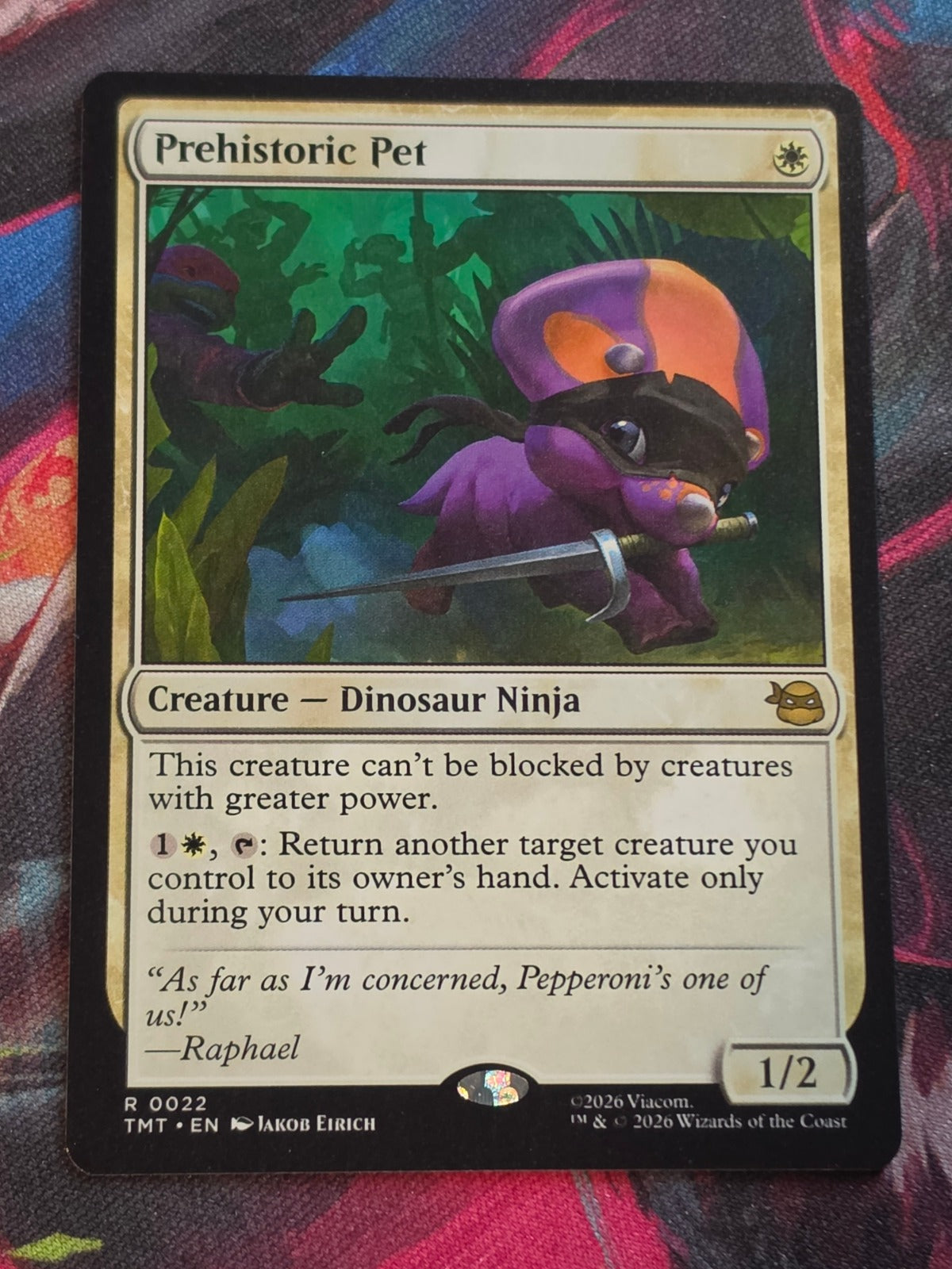 Prehistoric Pet - 22 - Teenage Mutant Ninja Turtles - R - NM MTG