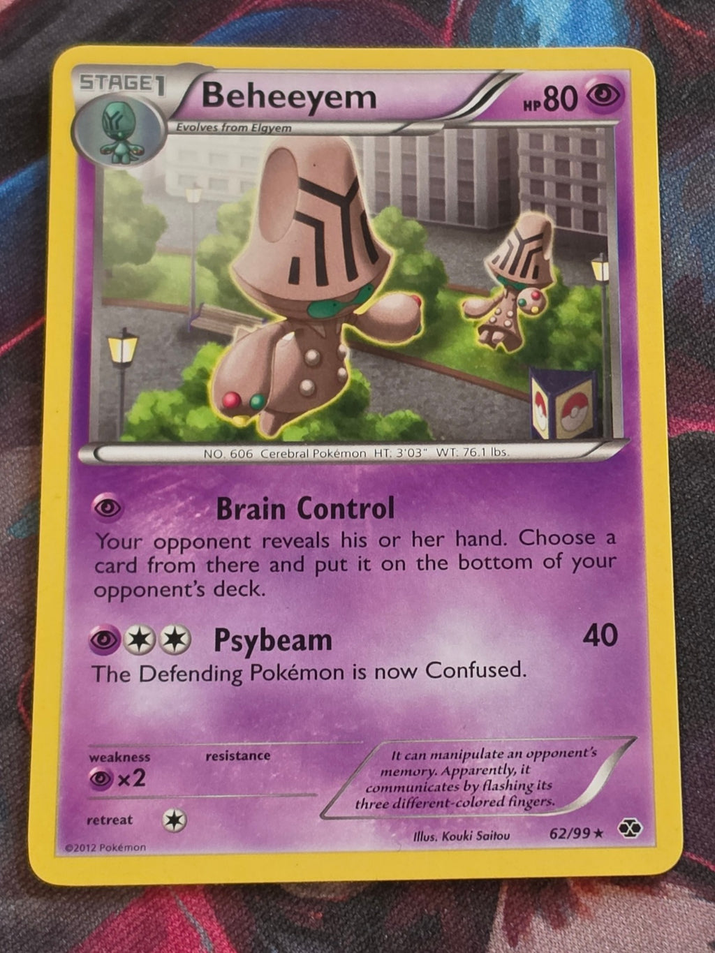 Beheeyem - 62/99 - Next Destinies - Rare - LP - Pokemon