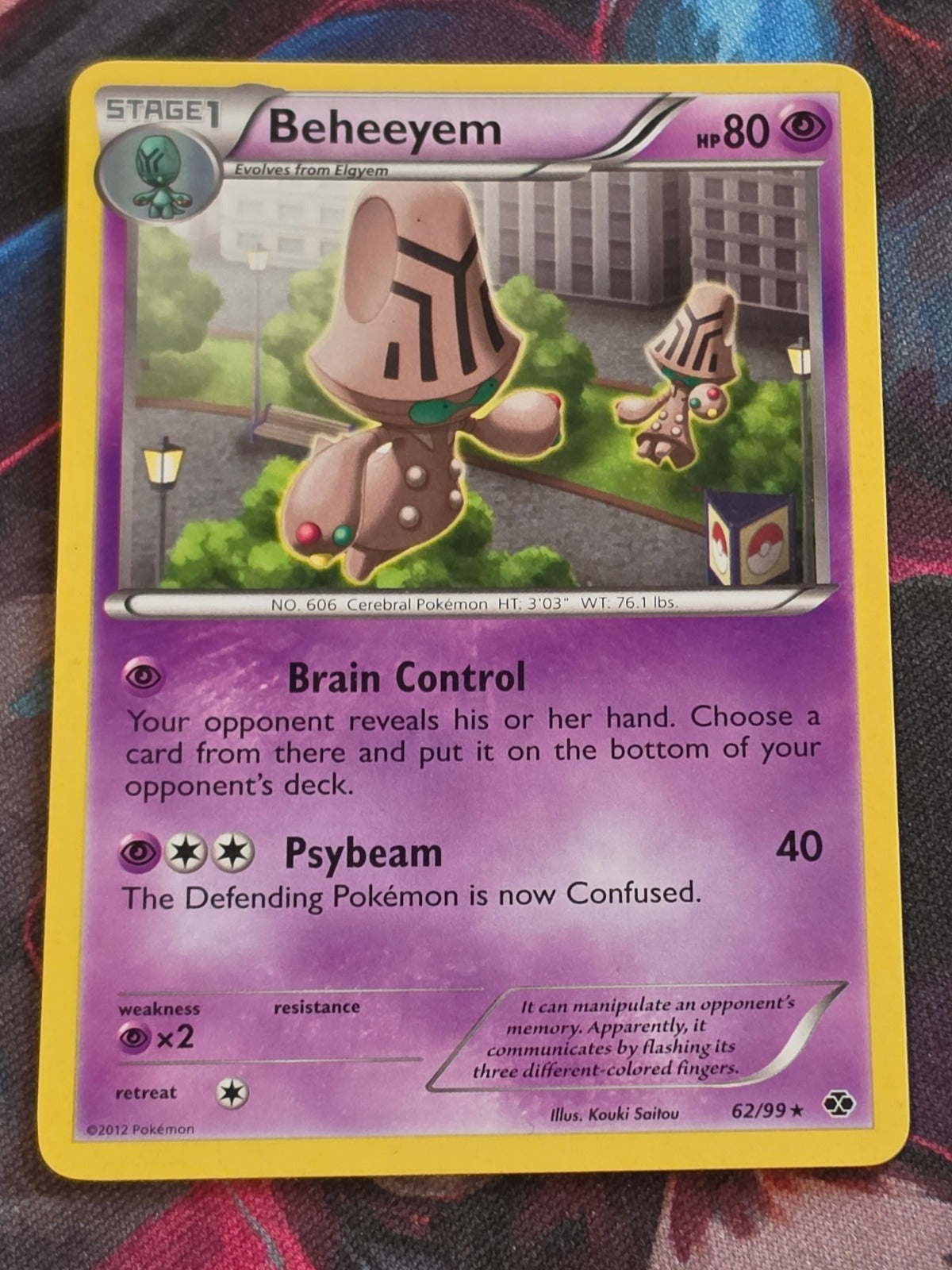 Beheeyem - 62/99 - Next Destinies - Rare - LP - Pokemon