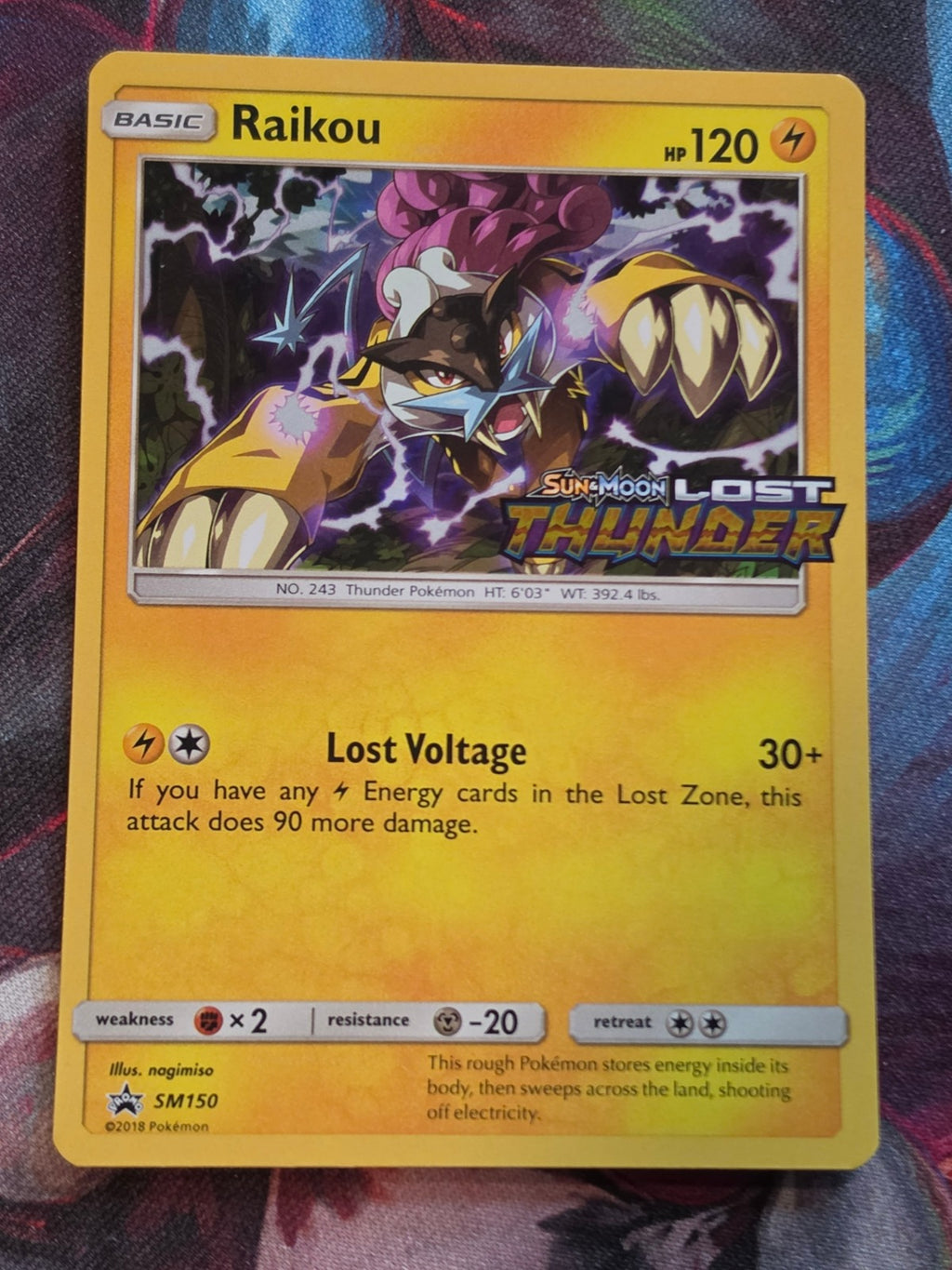 Raikou (Prerelease) Promo SM Promos SM150 LP Pokemon