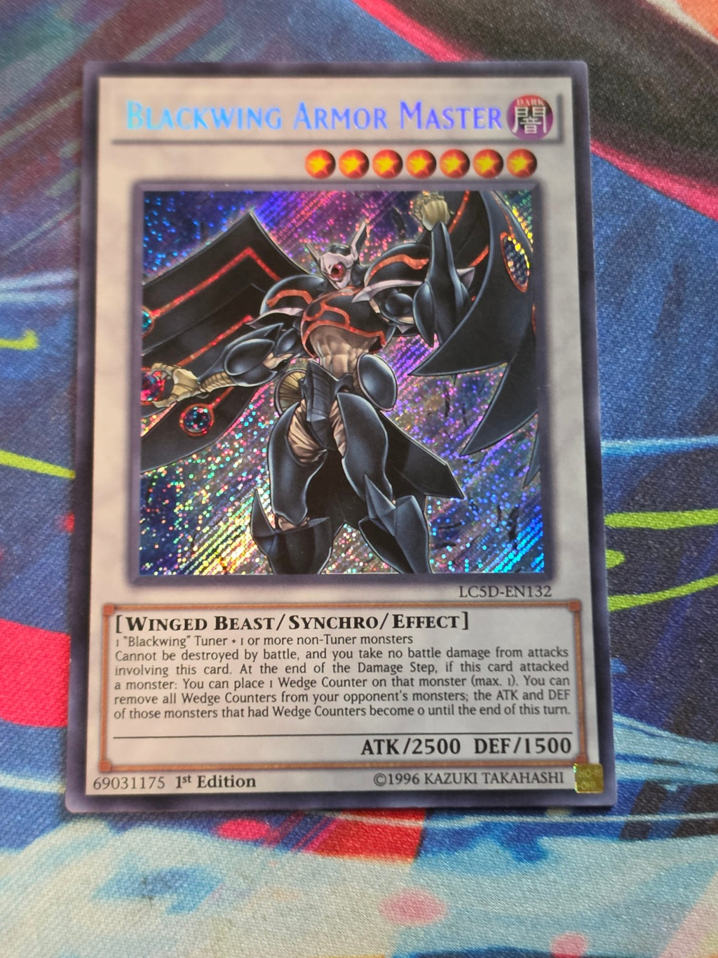 Blackwing Armor Master Secret Rare Legendary Collection 5D's LC5D-EN132 LP