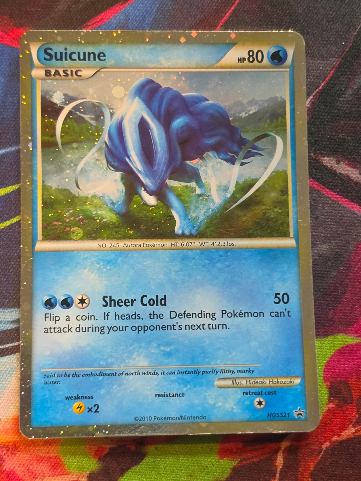Suicune Promo HGSS Promos HGSS21 MP Pokemon