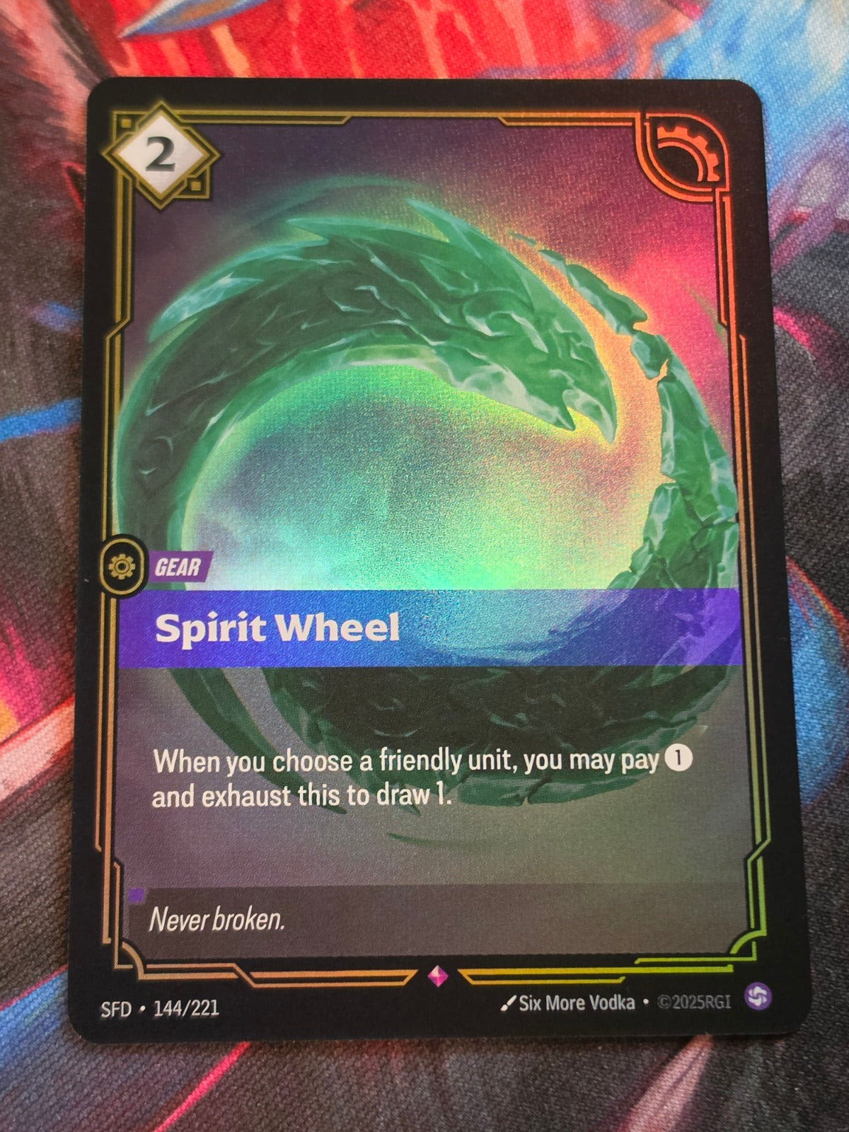 Spirit Wheel - 144/221 - Spiritforged - Rare - NM