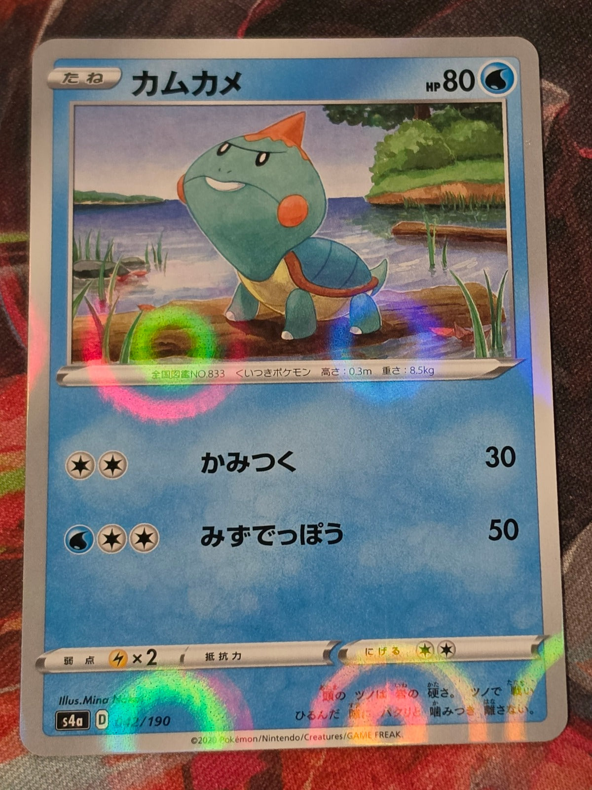 Chewtle (Mirror Holofoil) S4a: Shiny Star V 042/190 NM Japanese Pokemon
