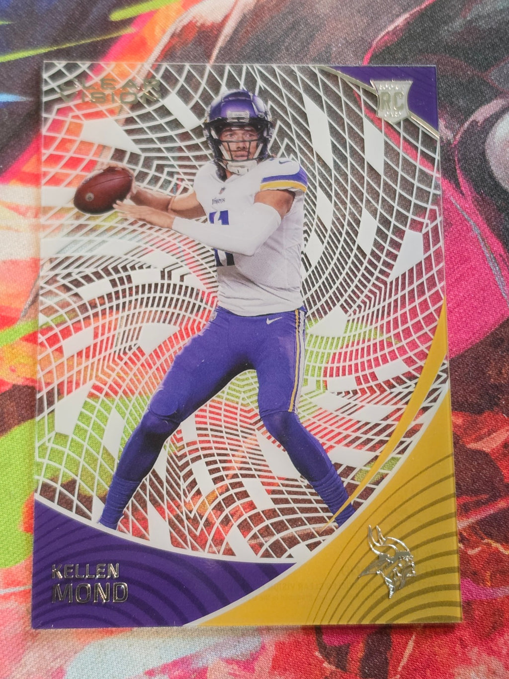Kellen Mond 2021 Panini Chronicles - Clear Vision Rookies CVR-25 NM Football