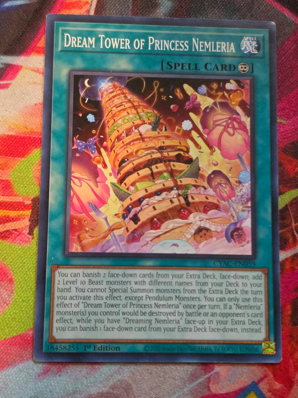 Dream Tower of Princess Nemleria Common Cyberstorm Access CYAC-EN059 LP